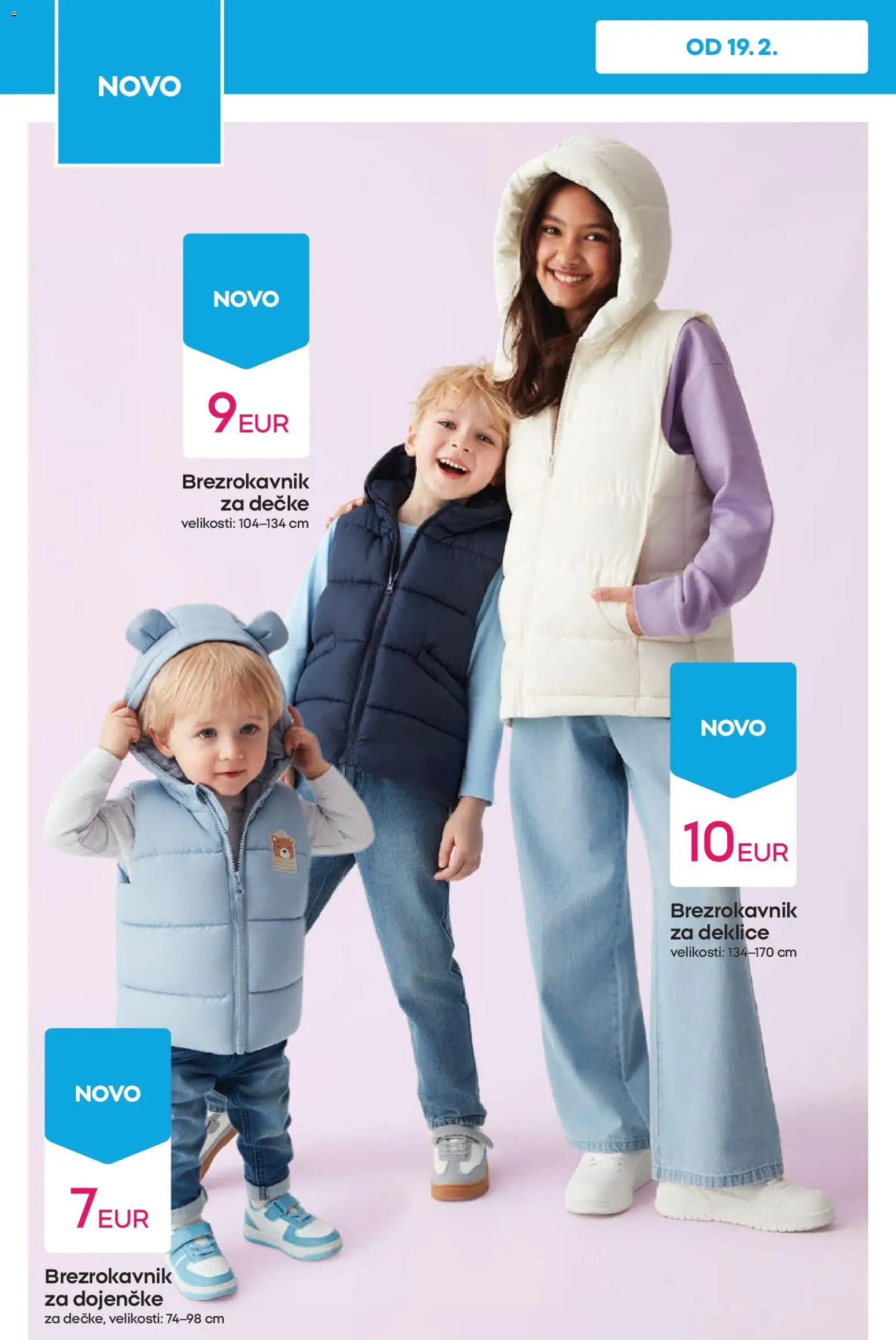 Novi Pepco katalog ponudbe – veljaven od 19.02.2026 | Stran: 6 | Izdelki: Brezrokavnik