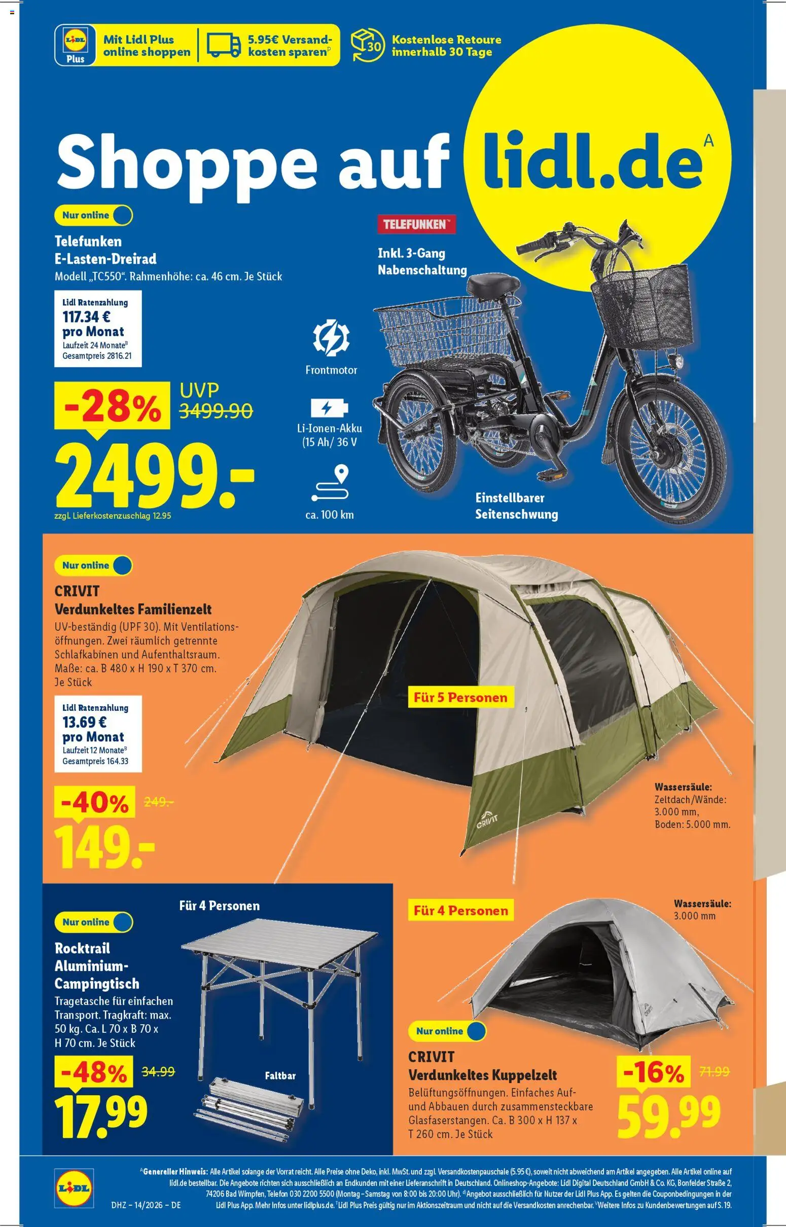 Lidl Prospekt – gültig ab 30.03.2026 | Seite: 2 | Produkte: Bad, Telefon