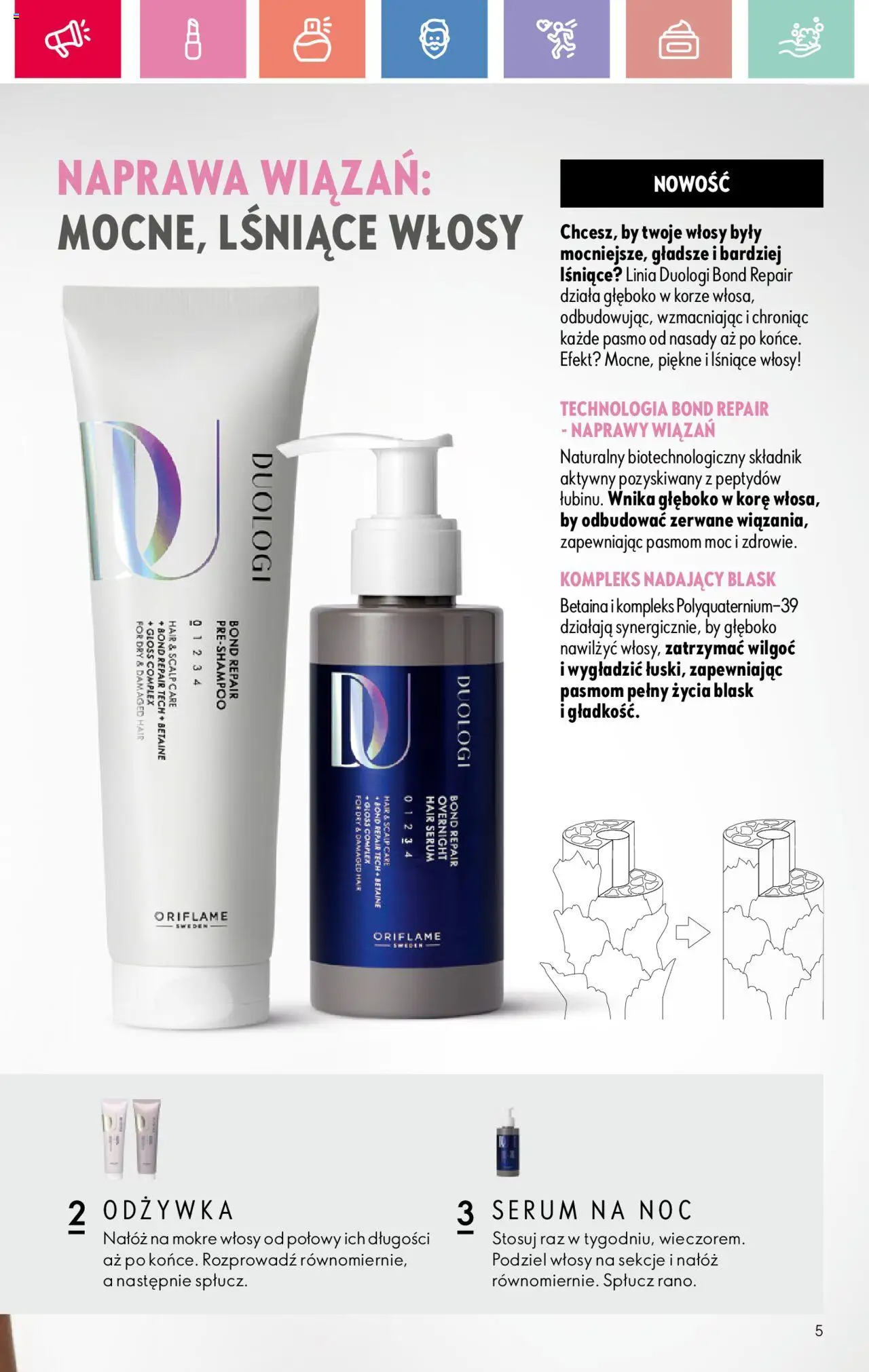 Oriflame Katalog 11 2025 od 27.07.2025 | Strona: 5 | Produkty: Odżywka