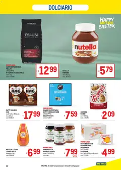 Anteprima del volantino Metro volantino valido a partire dal 19.03.2026 | Pagina: 13 | Prodotti: Nutella, Mirtilli, Albicocche, Vaso