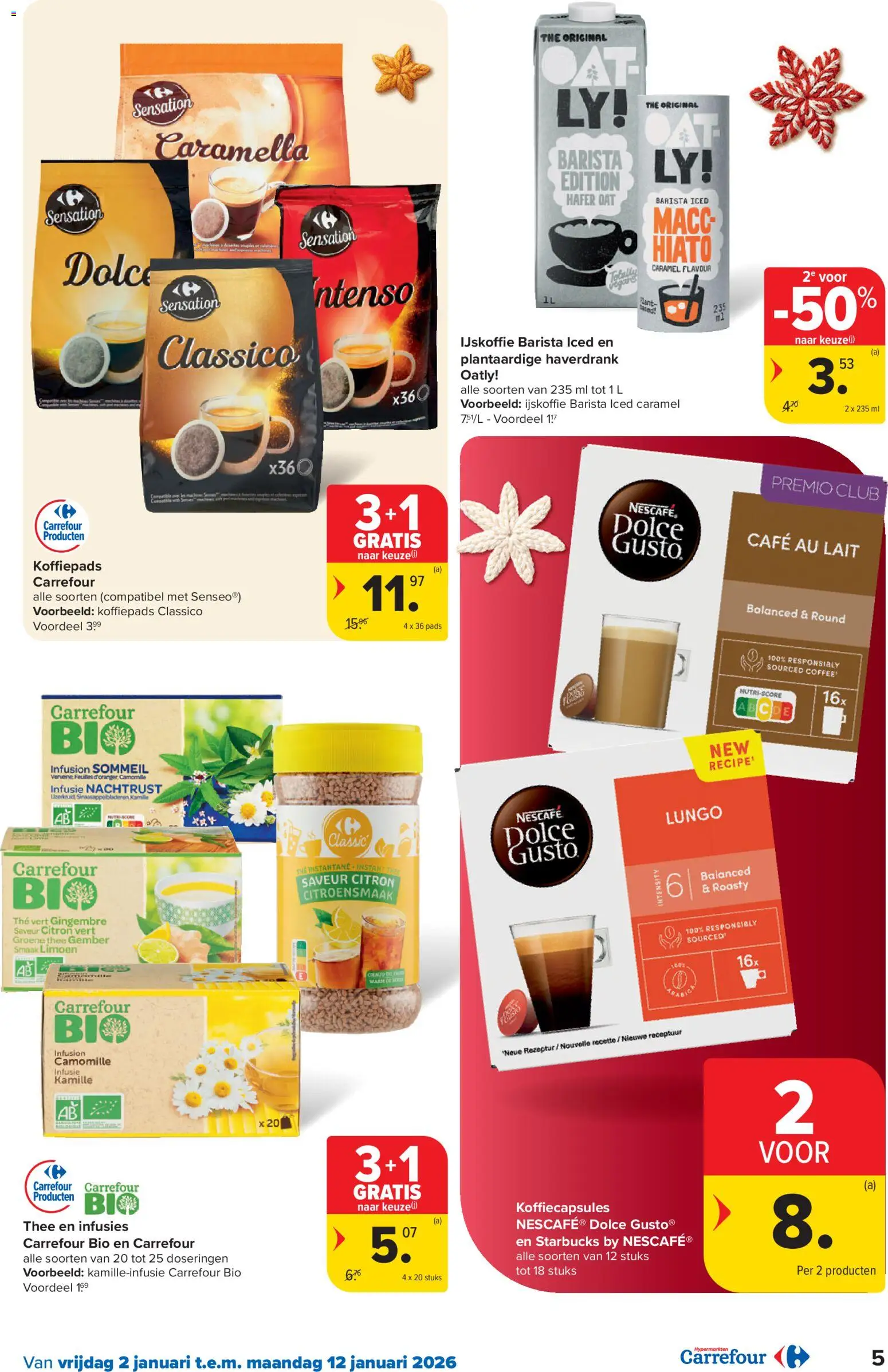 {H1} | Pagina: 5 | Producten: Pads, Gember, Limoen, Koffiecapsules