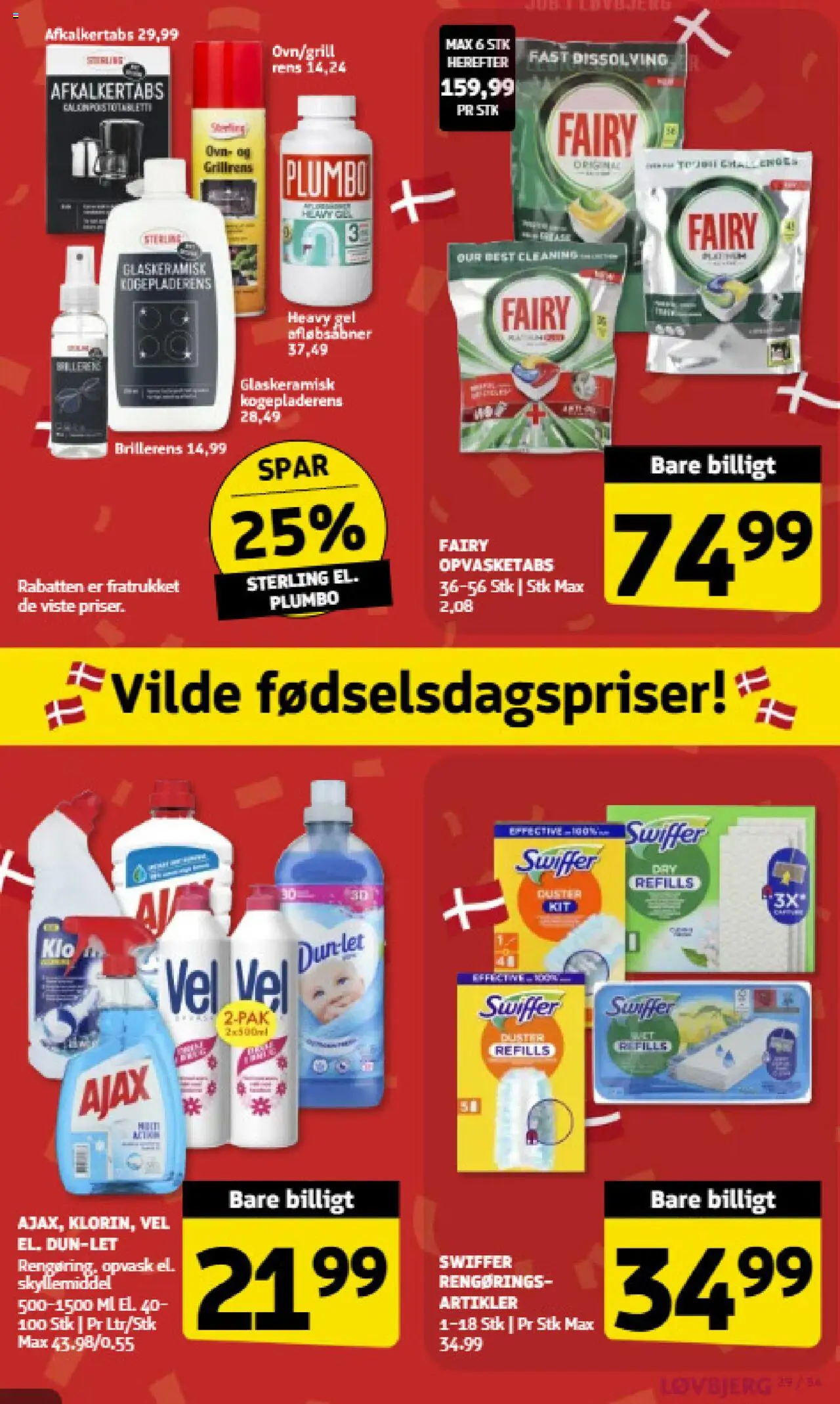 Løvbjerg tilbudsavis – gyldig fra 12.09.2025 | Side: 29 | Produkter: Skyllemiddel, Ovn