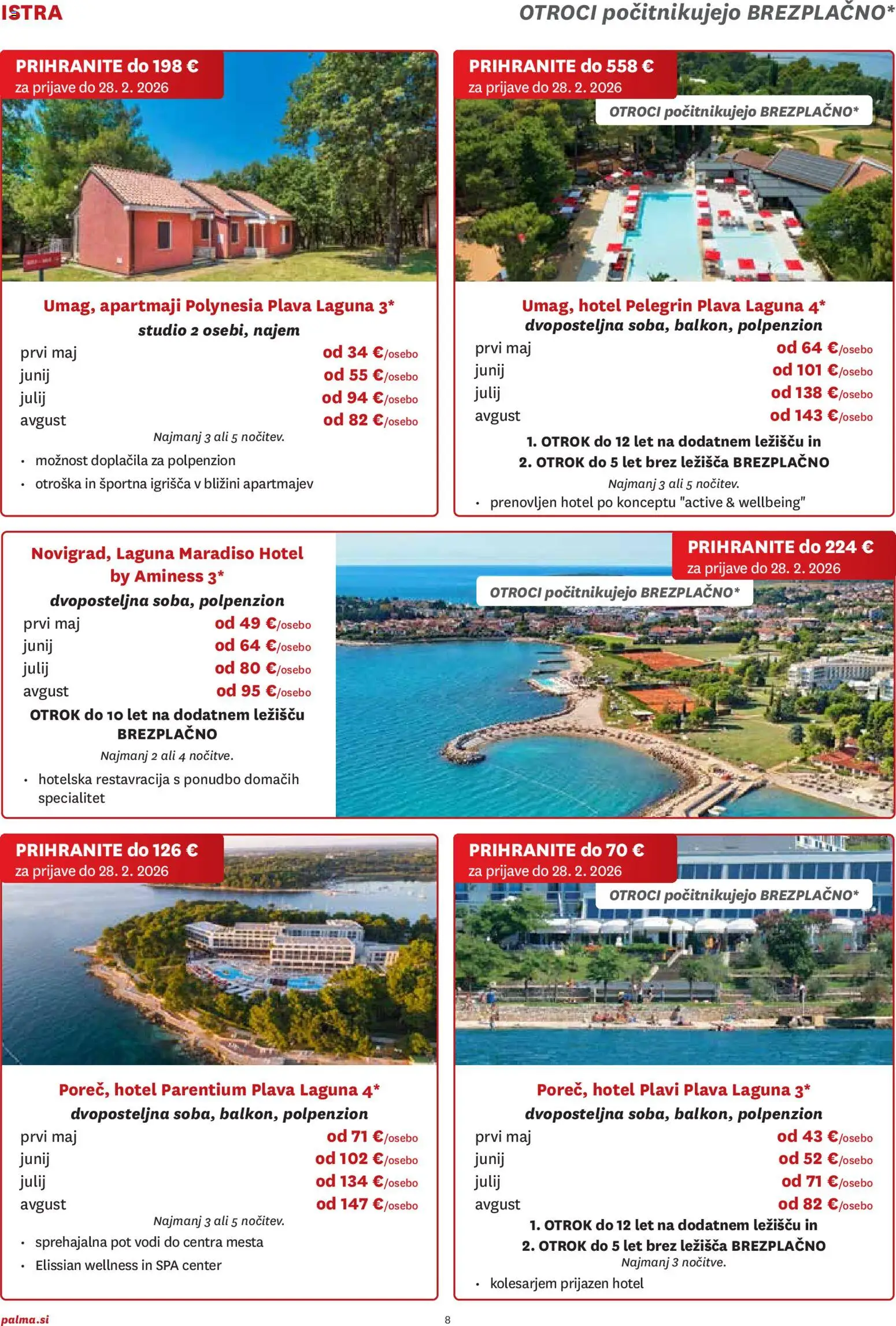 Novi Palma katalog ponudbe – veljaven od 05.01.2026 | Stran: 8
