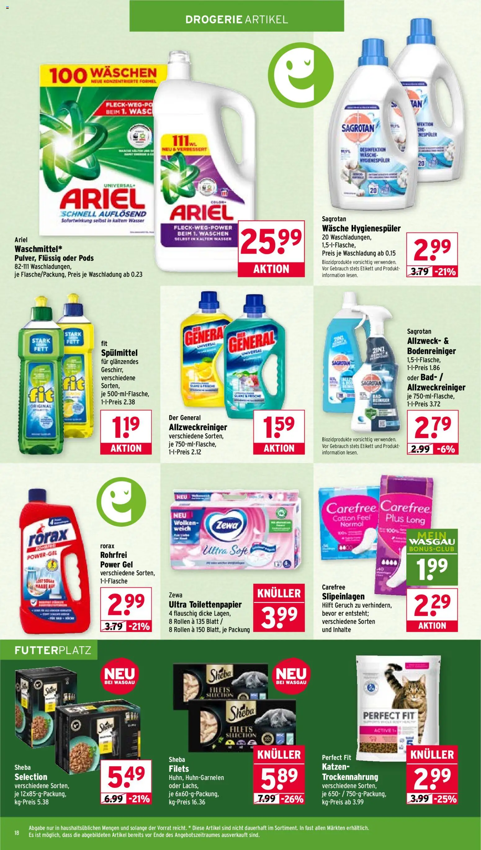 Wasgau Prospekt 	 – gültig ab 13.04.2026 | Seite: 18