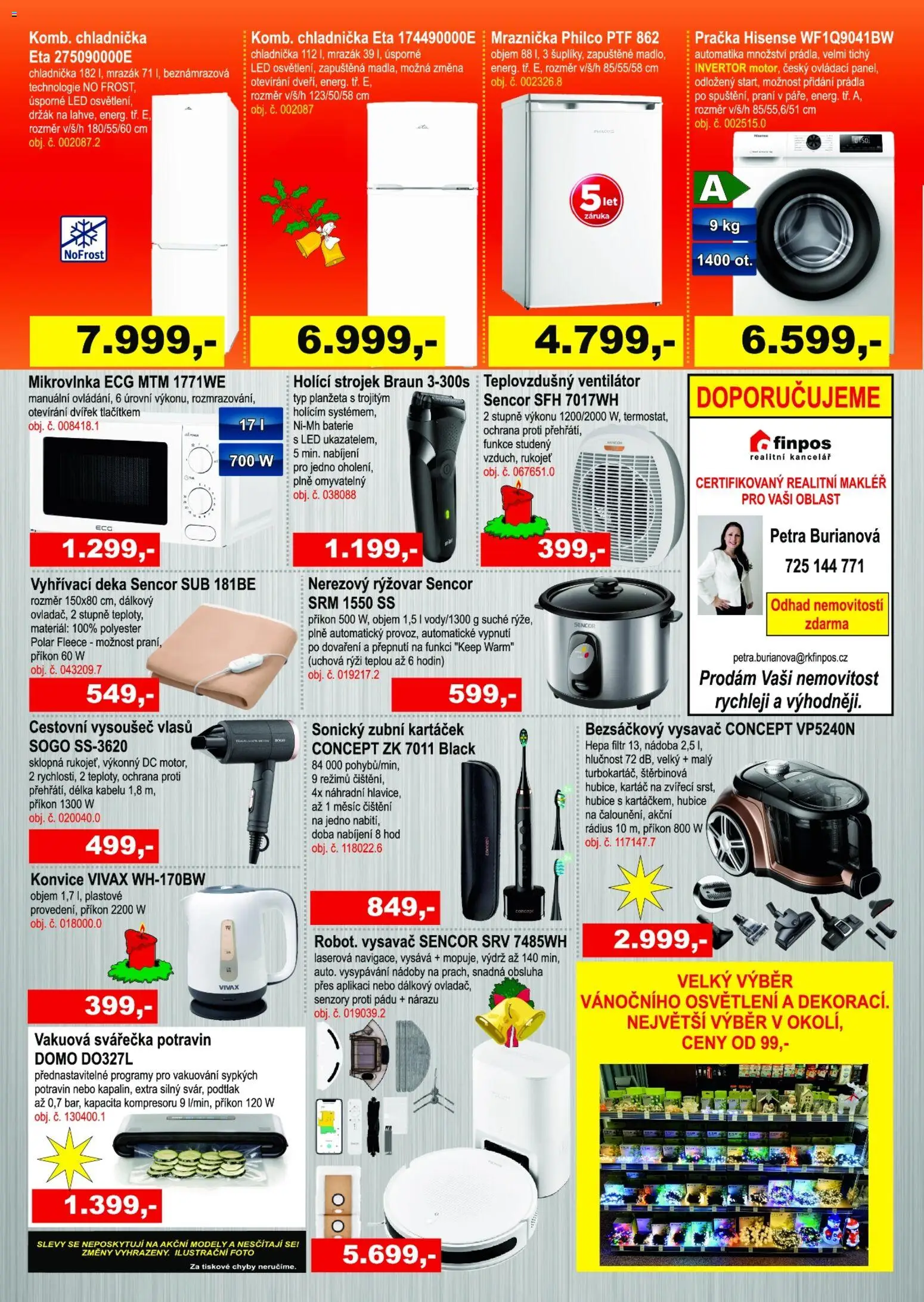 Elektro Spáčil leták od 19.11.2025 | Strana: 2 | Produkty: Zubní kartáček, Konvice, Vakuová svářečka, Baterie