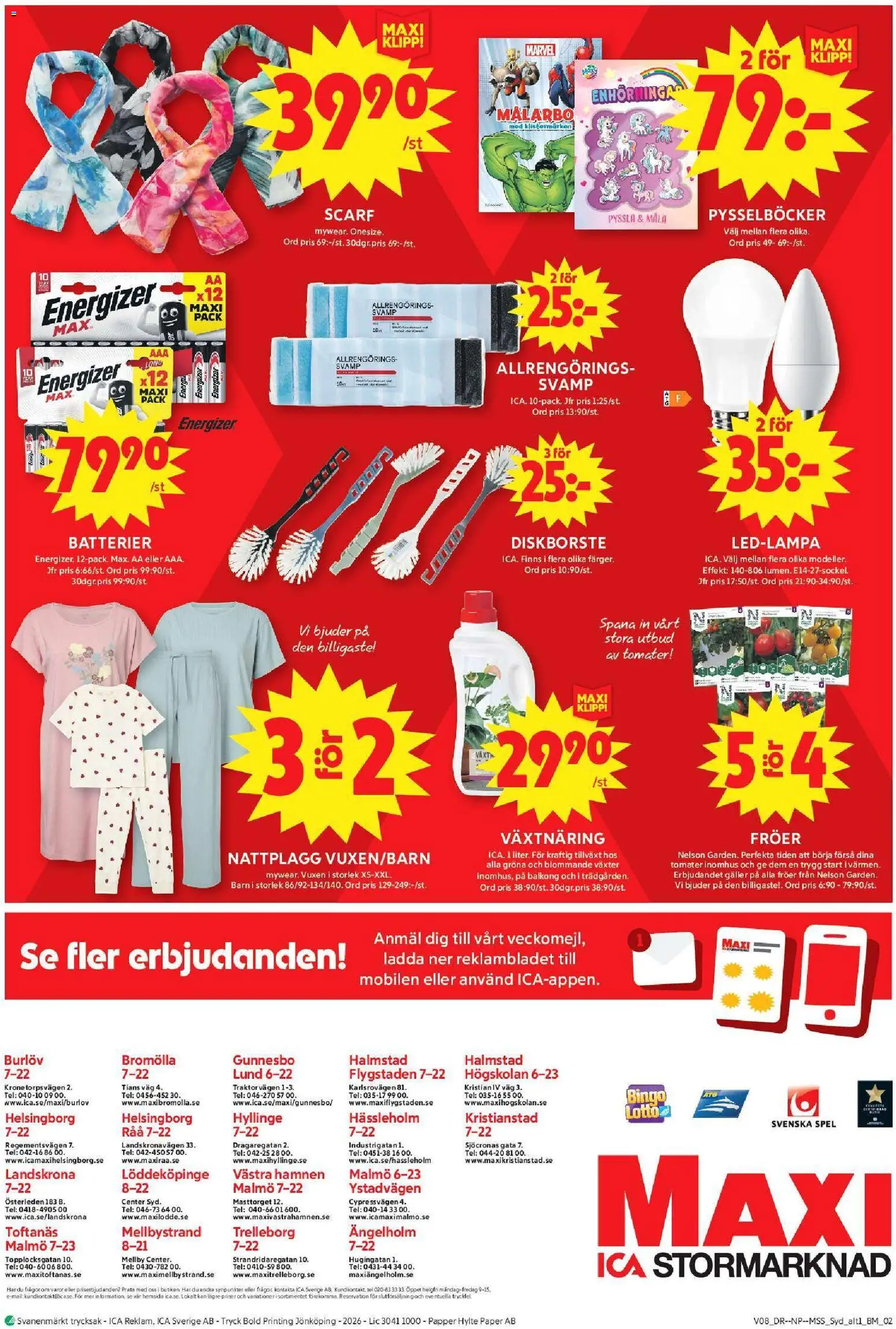 ICA Maxi reklamblad aktuell från 16.02.2026 | Sida: 10