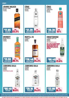 Preview of Bestway - Weekly offers valid from 25.03.2026 | Page: 6 | Products: Gin, Vodka, Case, Coconut