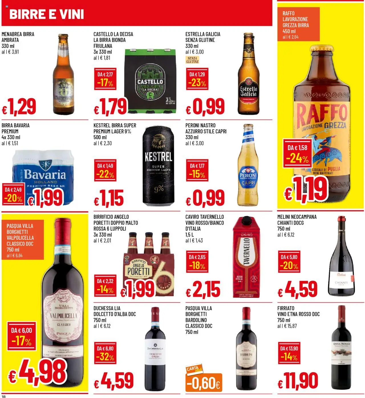 Volantino Galassia del 06.10.2025 | Pagina: 18 | Prodotti: Birra, Cereali, Vino