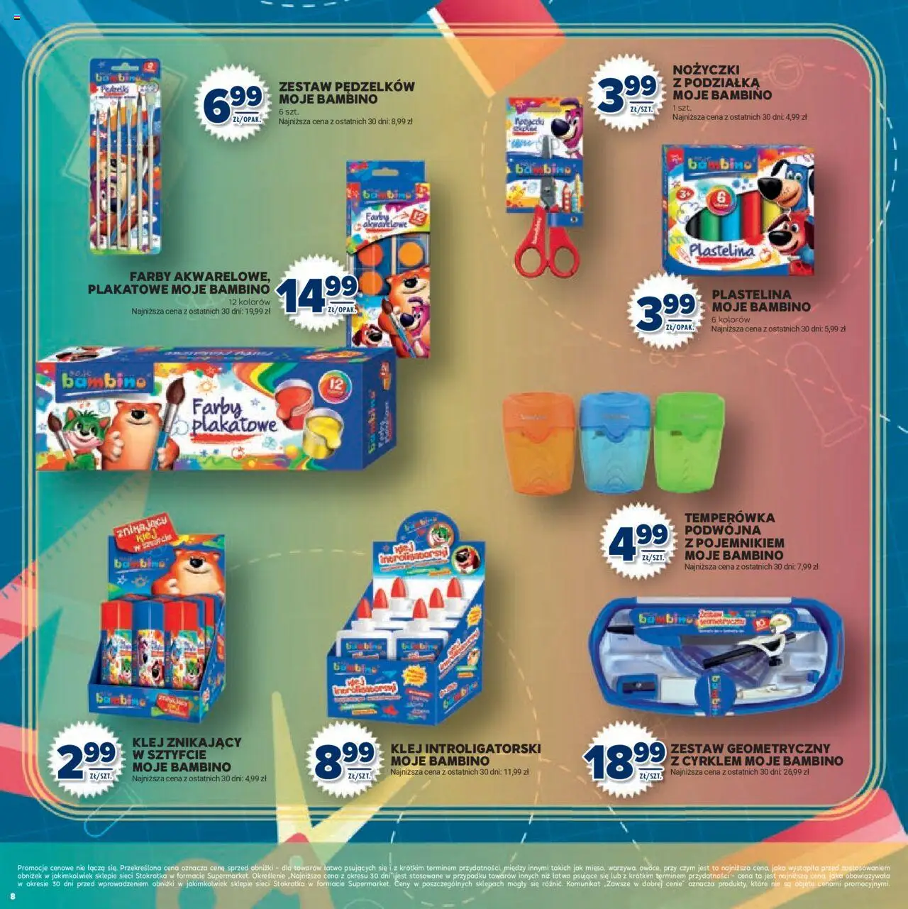Stokrotka Gazetka - Witaj Szkoło od 13.08.2025 | Strona: 8 | Produkty: Stokrotka, Temperówka