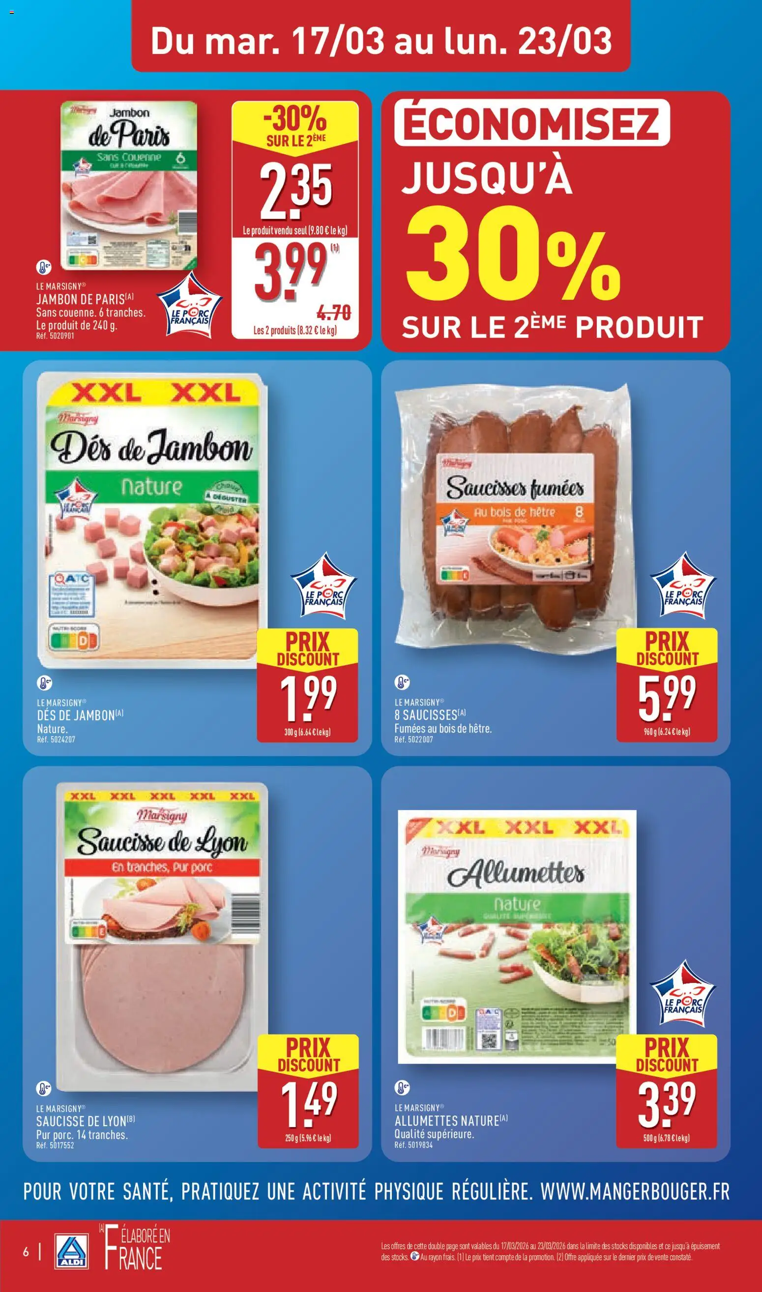 {H1} | Page: 8 | Produits: Jambon, Saucisse, Porc