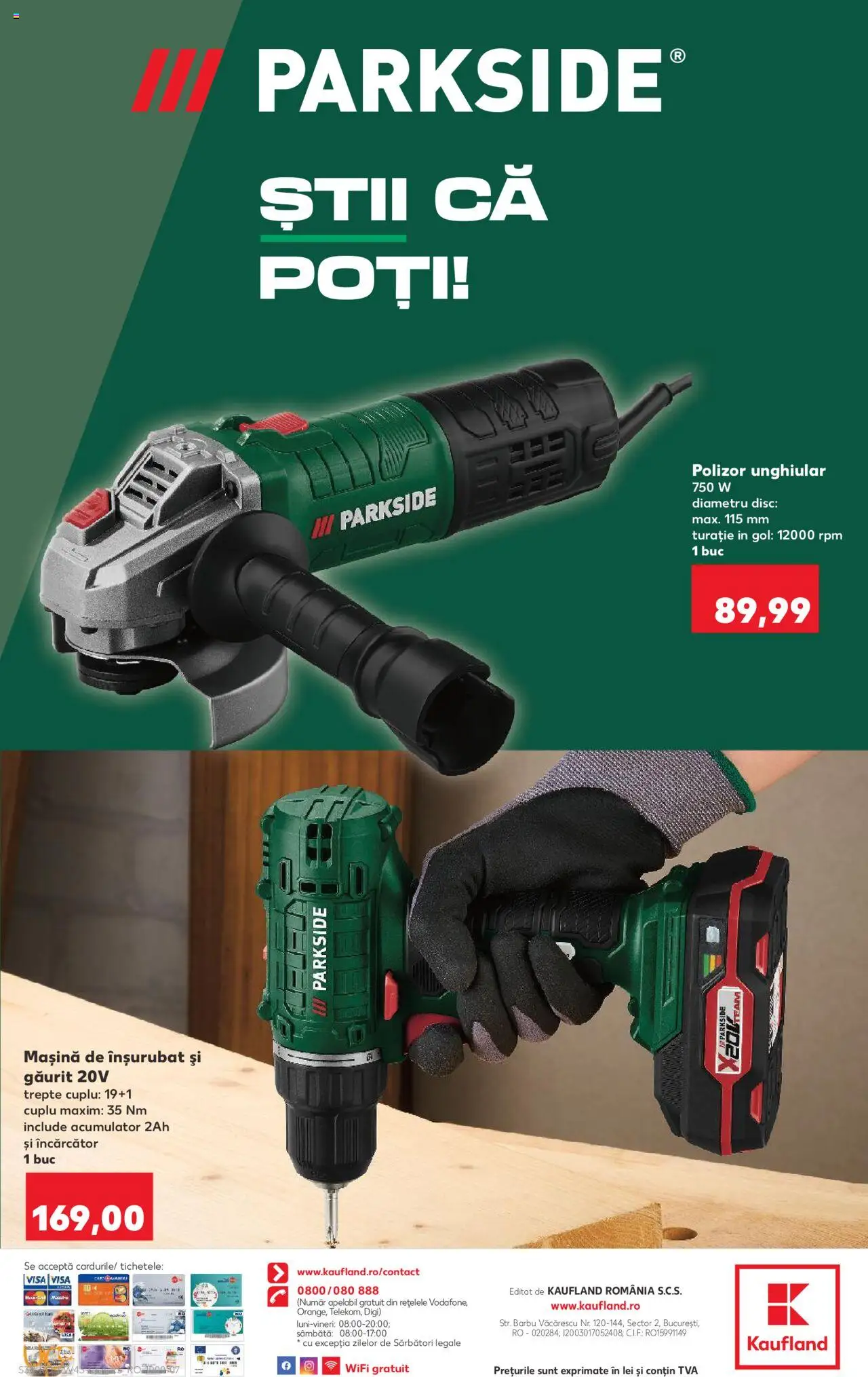 Noul catalog Kaufland – valabil de la 22.10.2025 | Pagină: 32 | Produse: Încărcător, Disc, Polizor