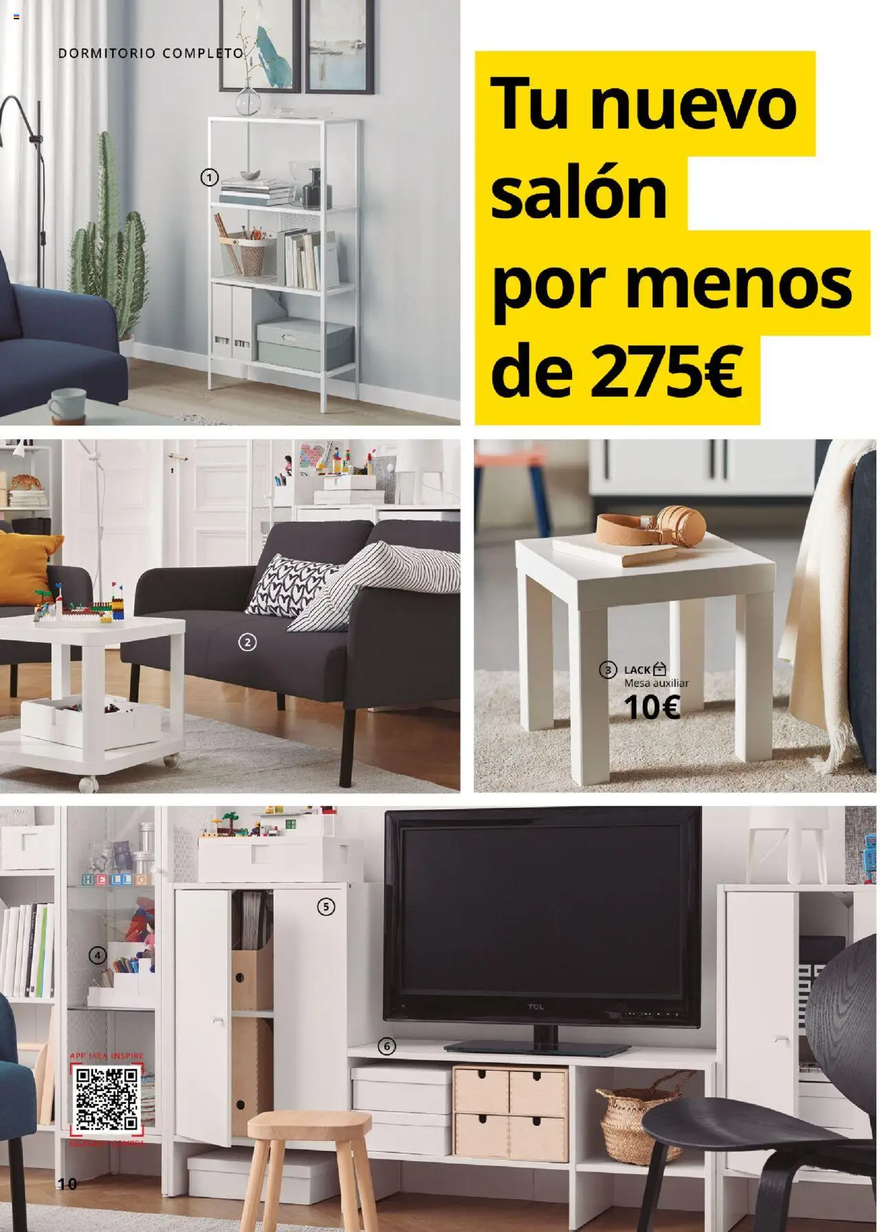 Catálogo IKEA Precios bajos.  │ válido desde el 01.09.2025 | Página: 10 | Productos: Mesa auxiliar, Mesa