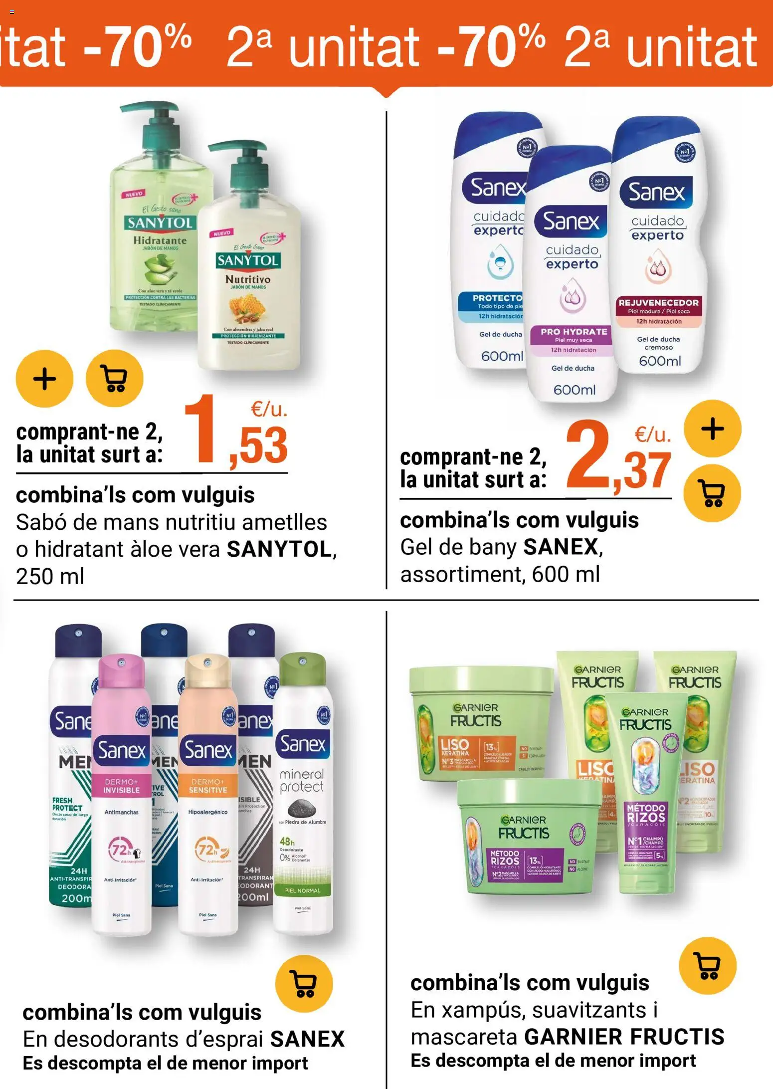 Bonpreu folleto │ válido desde el 08.04.2026 | Página: 5 | Productos: Champú, Jabón, Gel de ducha, Té