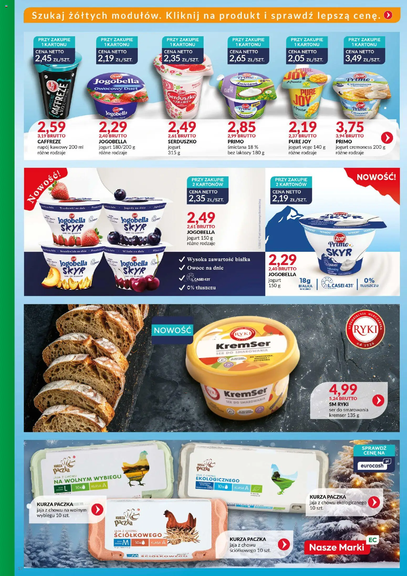 Eurocash Gazetka - Katalog Artykułów Spożywczych od 16.11.2025 | Strona: 16 | Produkty: Mango, Jagody, Jogurt, Truskawki