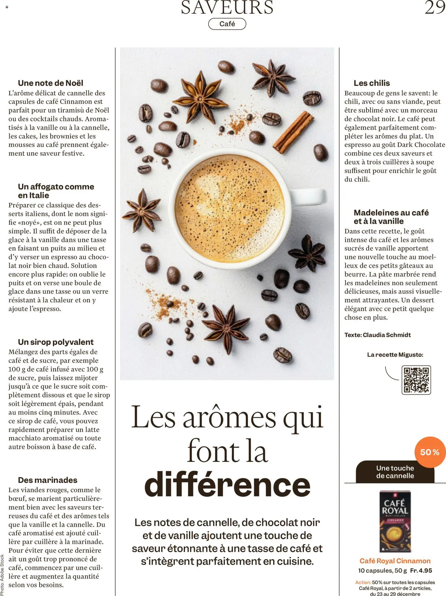 Migros Magazin FR – gültig ab 22.12.2025 | Seite: 29 | Produkte: Glace