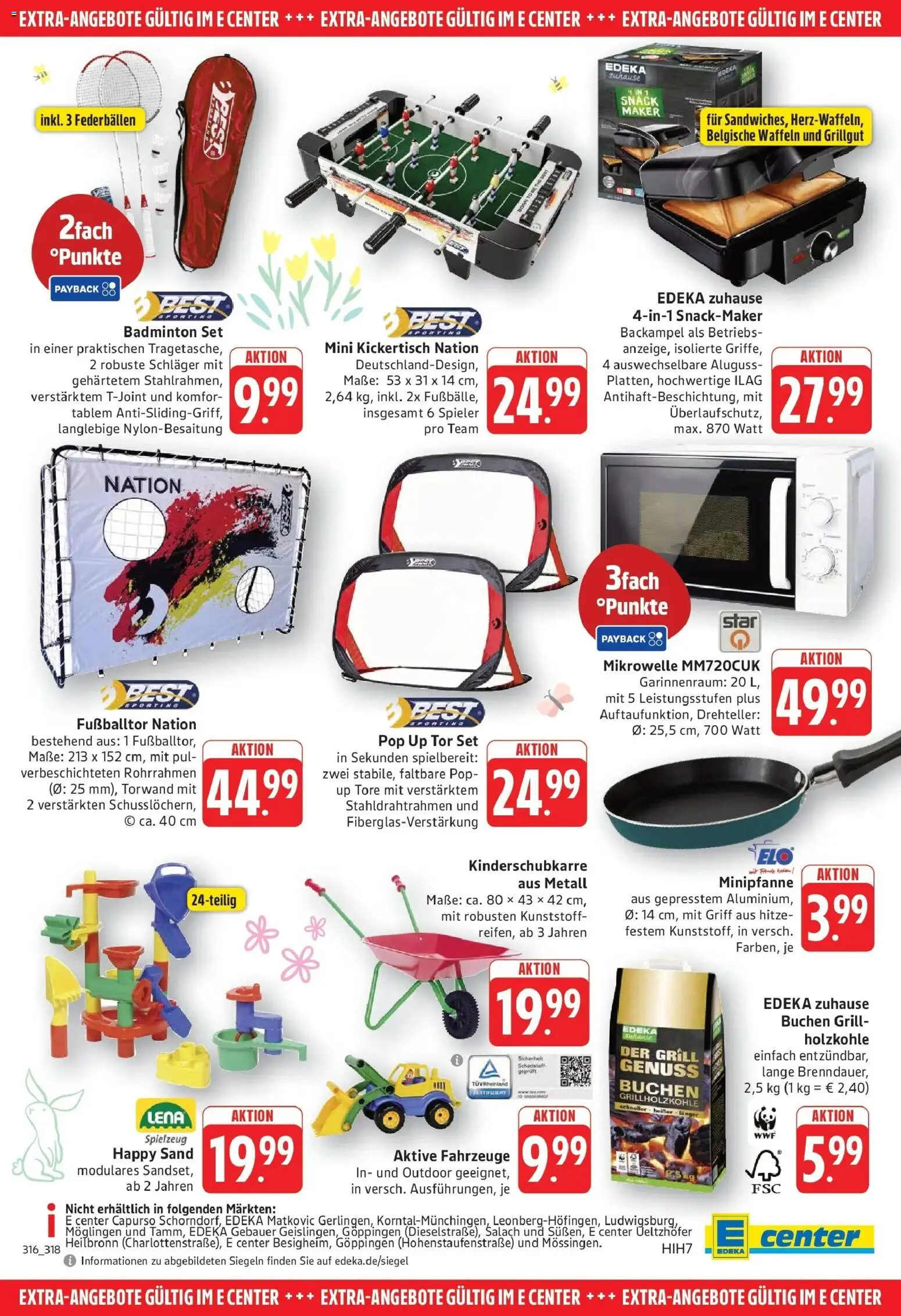 Edeka prospekt Göppingen	 – gültig ab 30.03.2026 | Seite: 35 | Produkte: Mikrowelle, Grill, Waffeln