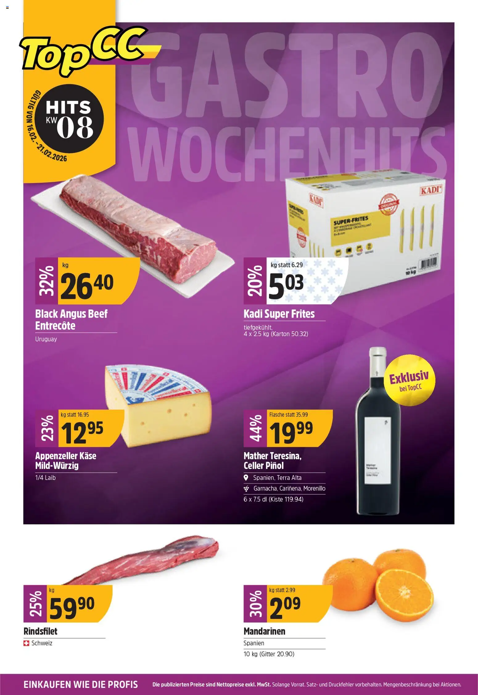 TopCC Aktionen – gültig ab 16.02.2026 | Seite: 1
