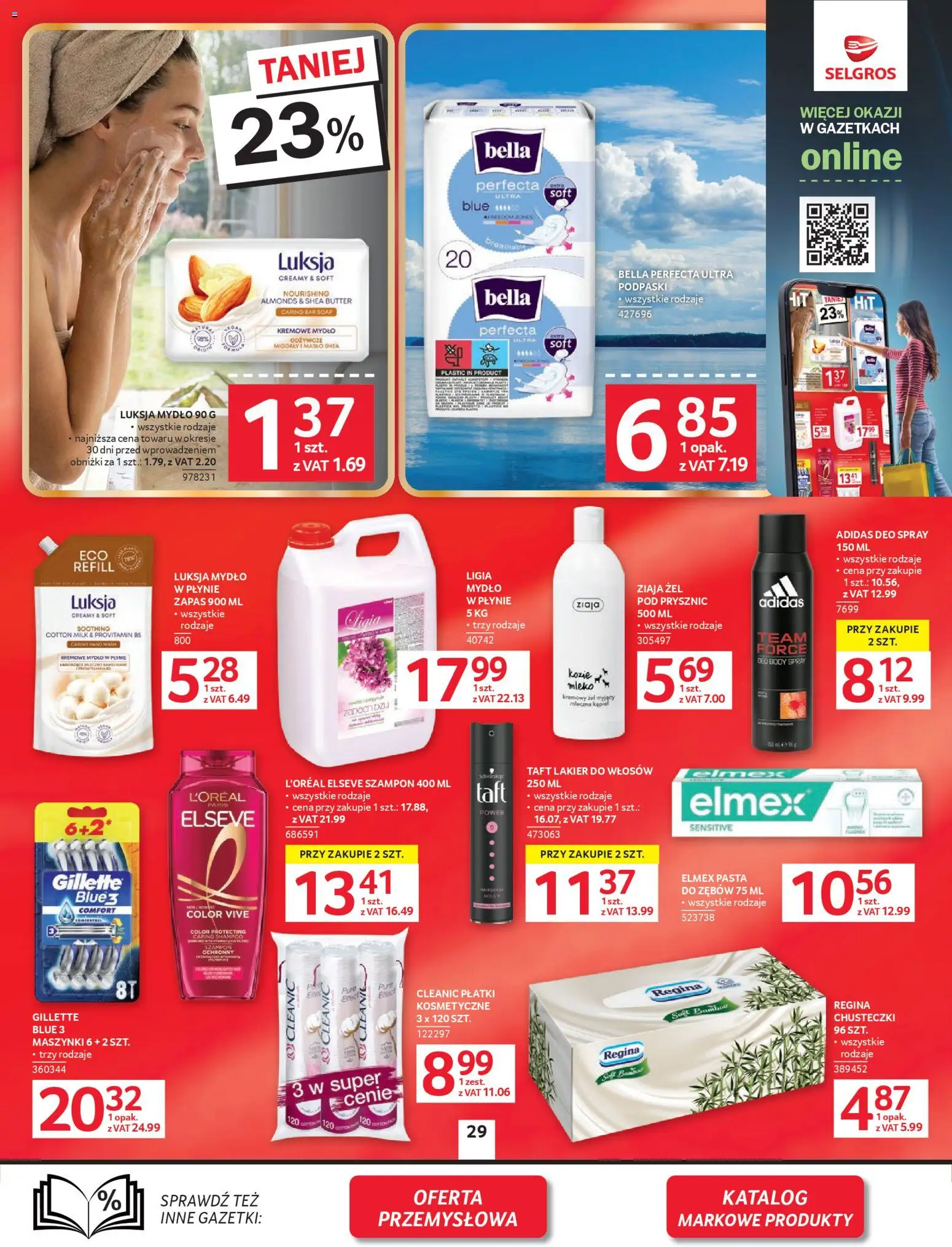 Selgros cash&carry Gazetka od 05.02.2026 | Strona: 27 | Produkty: Kąpiel, Mleko, Masło, Mydło
