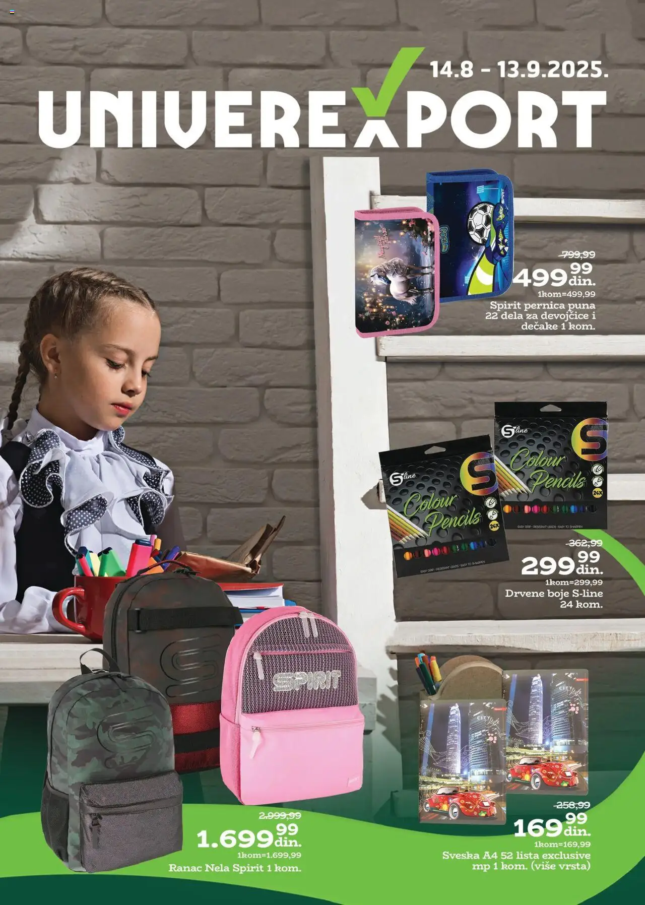 Univerexport katalog - važi od 14.08.2025 | Strana: 1 | Proizvode: Ranac
