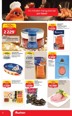 Auchan - Karácsonyi prémium élelmiszer hipermarket ajánlataink - amely érvényes a következő dátumtól: 20.11.2025 | Oldal: 4
