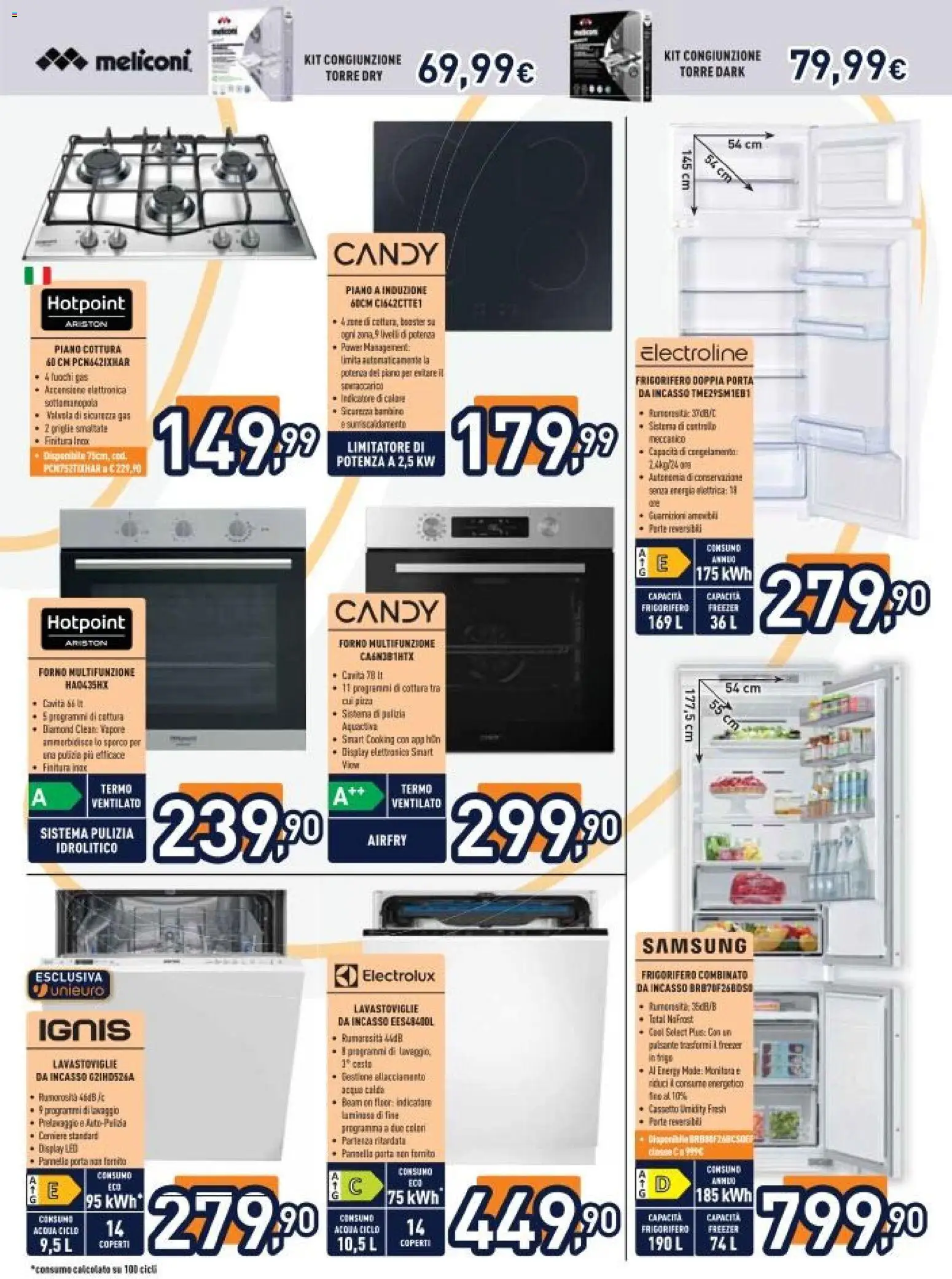 Volantino Unieuro del 13.02.2026 | Pagina: 18 | Prodotti: Acqua, Piano cottura, Lavastoviglie, Forno