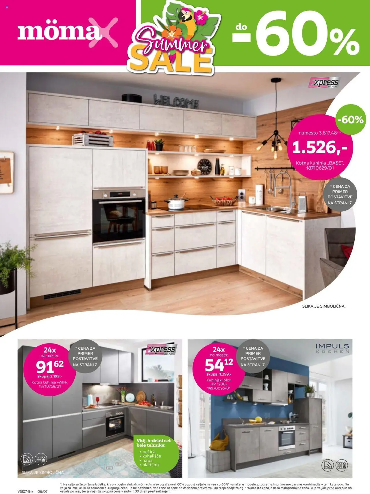 Mömax katalog │ velja od 30.06.2025 | Stran: 6 | Izdelki: Hladilnik, Pecica, Kuhinja, Blok