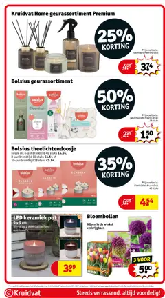 LED keramiek pot, 9 x 9 cm. Works on 2 AAA batteries (exclusive). - Voorbeeld van een folder van Kruidvat, geldig van 06.10.2025 | Pagina: 75 | Producten: Pot, Kan, Keramiek