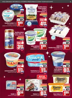 COOP Jednota leták platný od 18.12.2025 | Strana: 5 | Produkty: Torta, Bryndza, Tvaroh, Rama