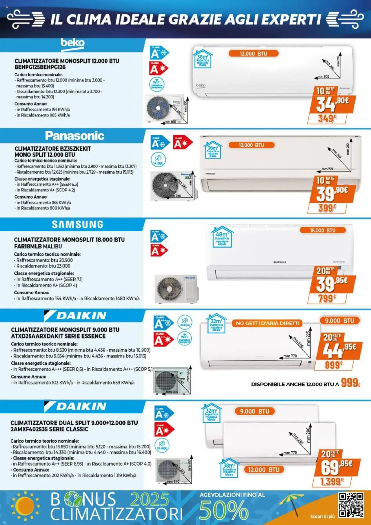 Volantino Expert del 25.09.2025 | Pagina: 20 | Prodotti: Climatizzatore, Smartphone, Samsung