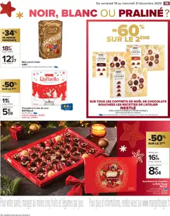 Carrefour Market - Prévisualisation de Carrefour Market Un noël pour tous les goûts valide à partir de 19.12.2025 | Page: 17 | Produits: Four, Lait, Lindt, Noix