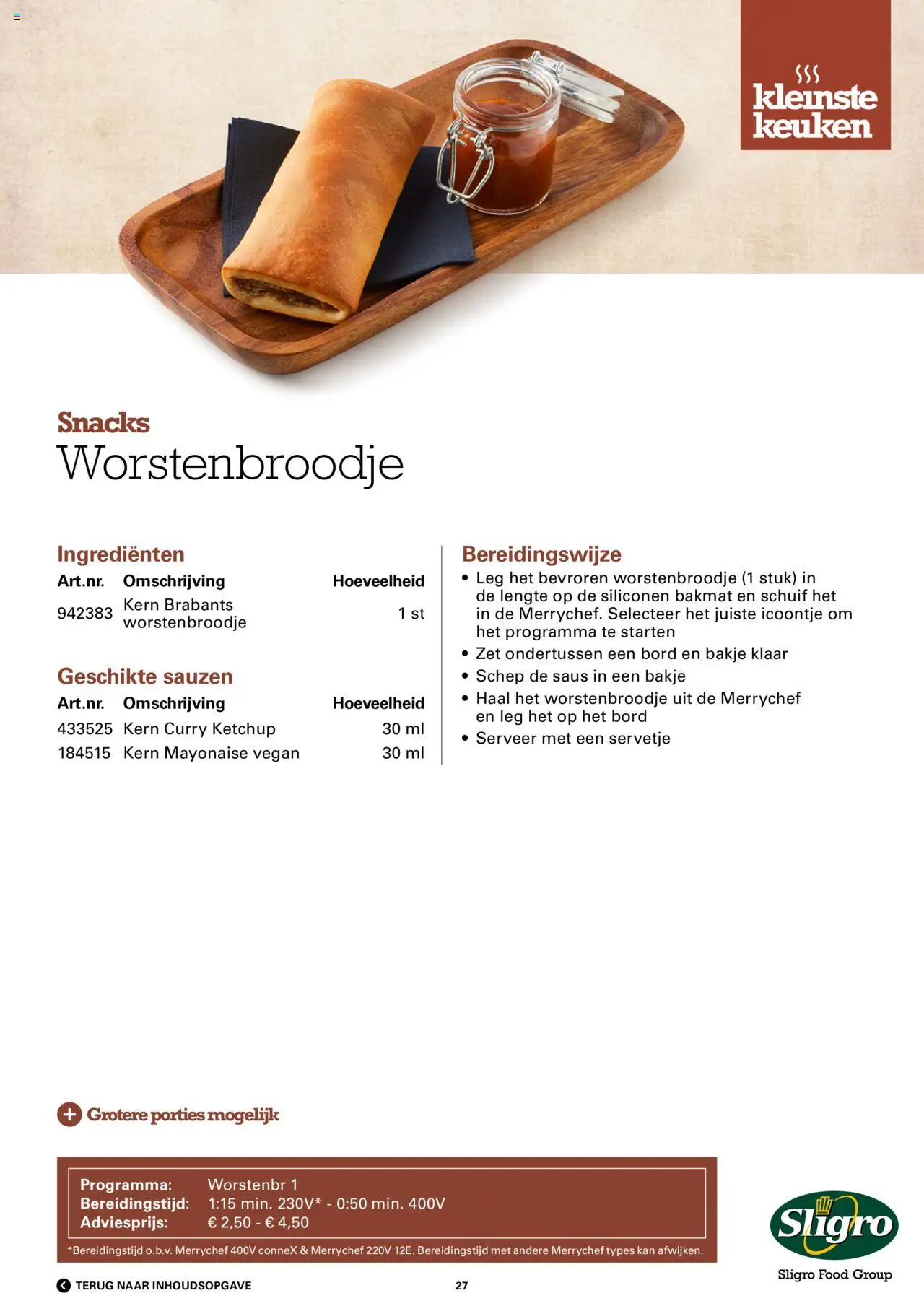 {H1} | Pagina: 27 | Producten: Snacks, Keksajt, Schep, Bord