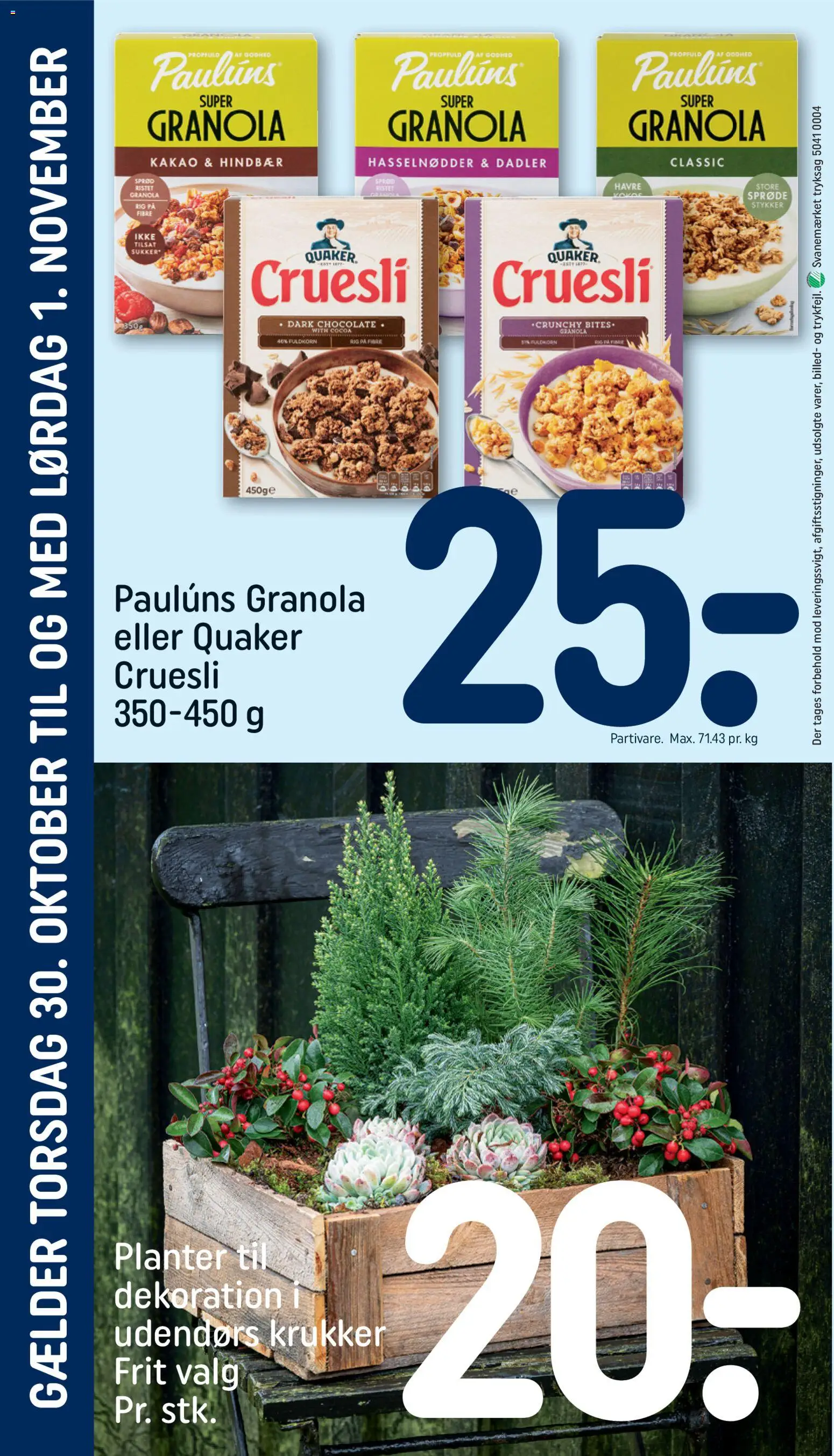 Rema 1000 tilbudsavis – gyldig fra 30.10.2025 | Side: 8 | Produkter: Kakao, Hasselnødder, Hindbær, Dadler