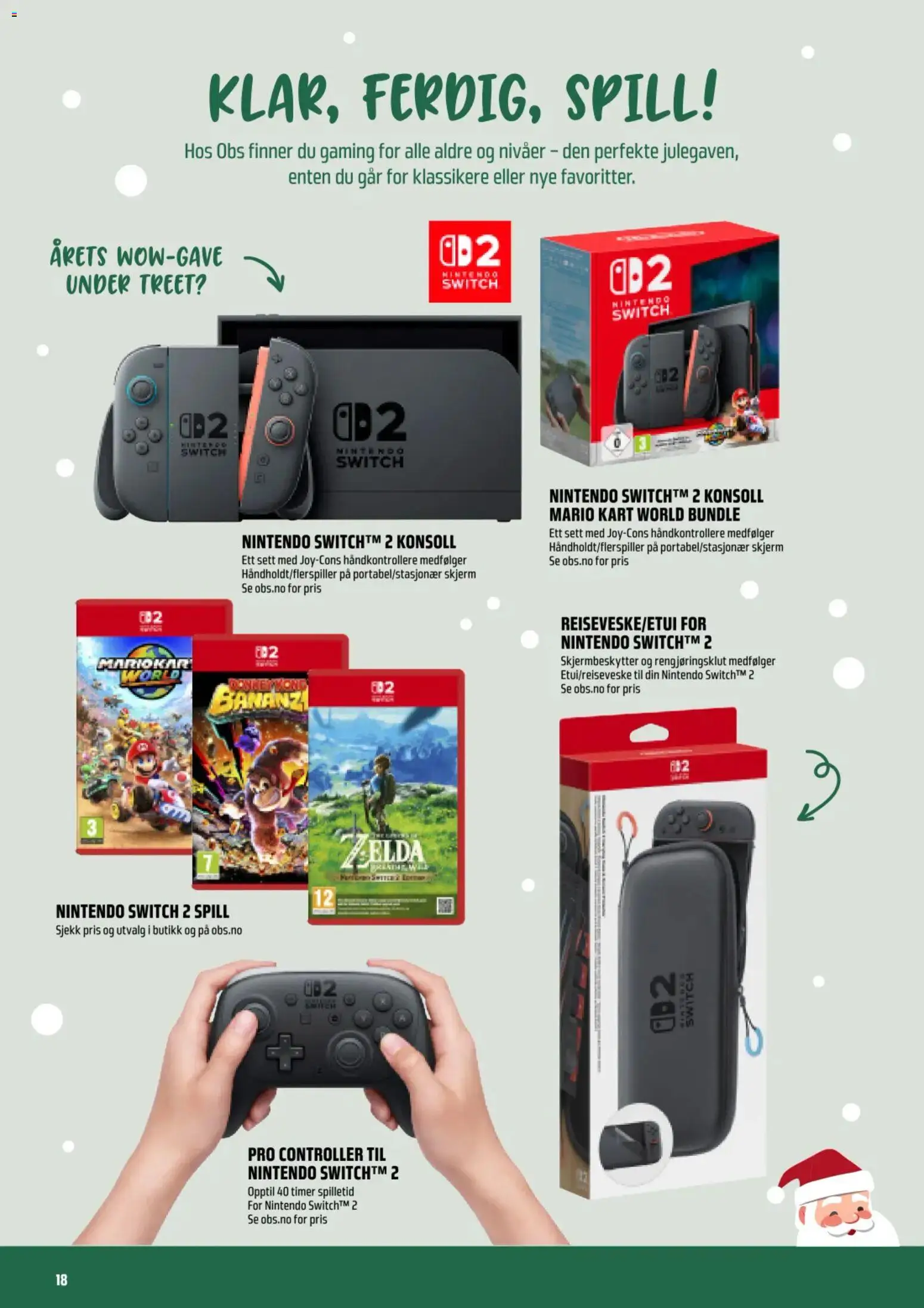 {H1} | Side: 18 | Produkter: Skjerm, Spill, Slow cooker, Nintendo