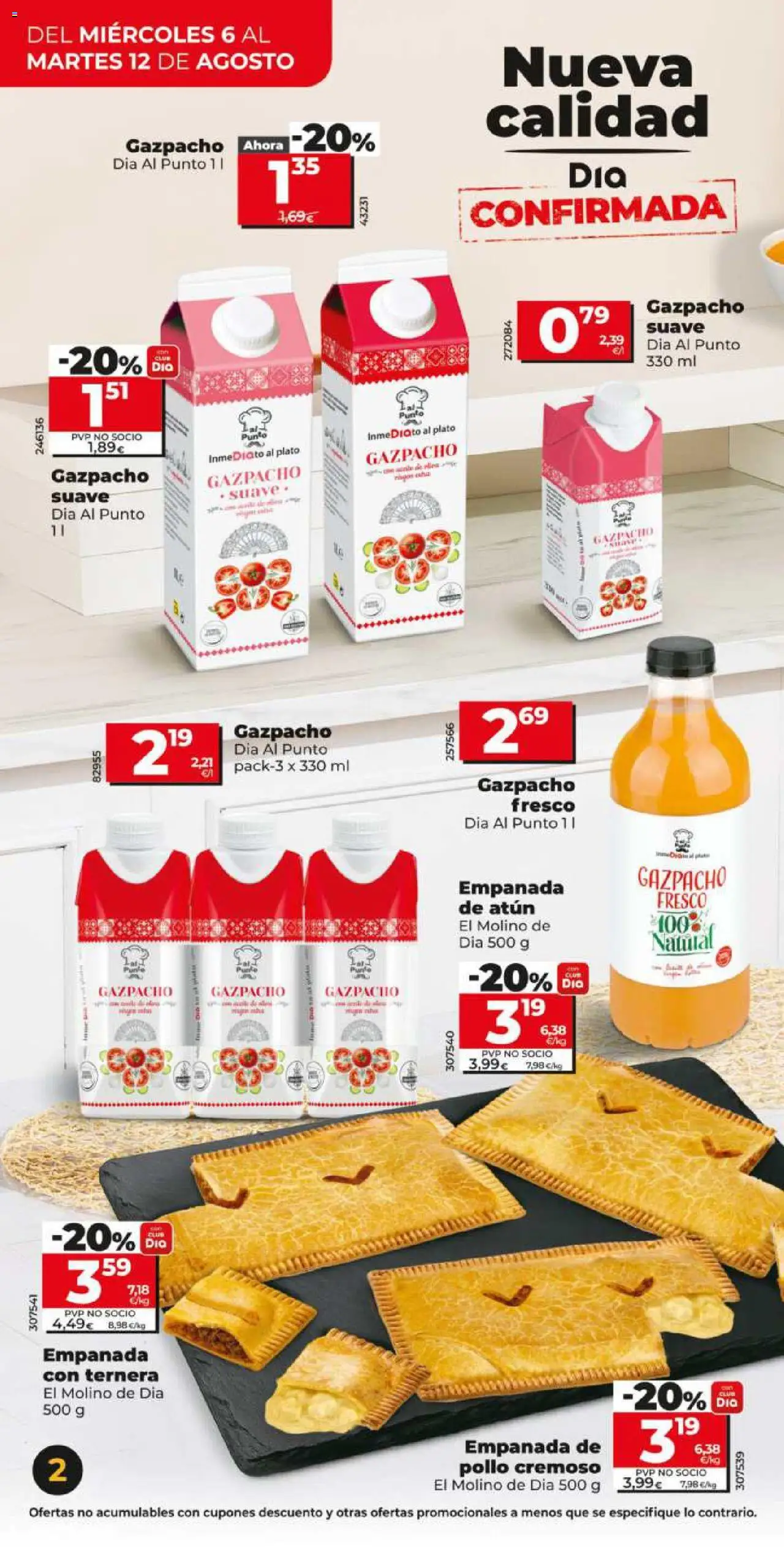 Dia - folleto Market │ válido desde el 06.08.2025 | Página: 2 | Productos: Gazpacho