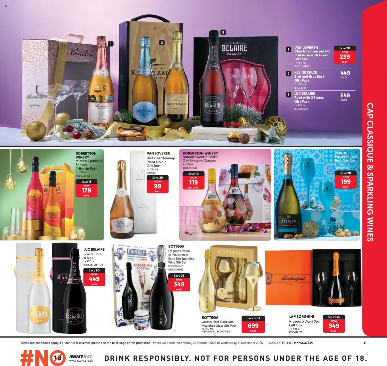 New Makro catalogue – valid from 22.10.2025 | Page: 7 | Products: Cap, Glasses, Box, Wine