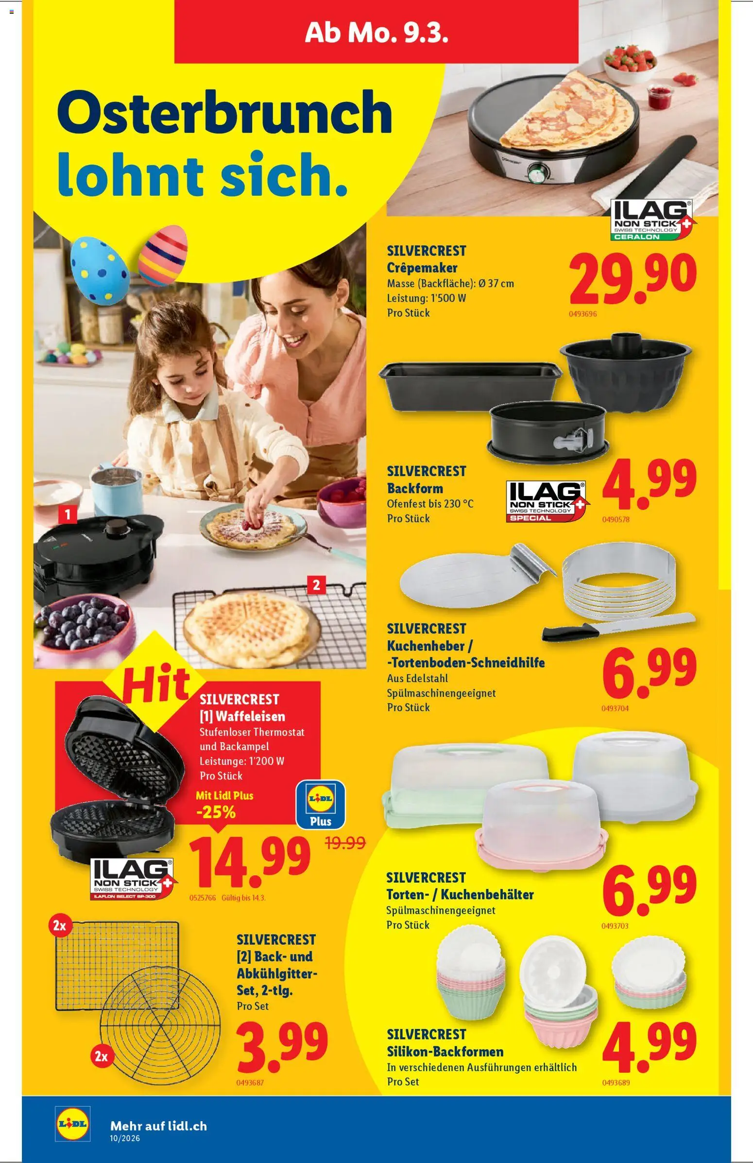 Lidl Aktionen – gültig ab 05.03.2026 | Seite: 30 | Produkte: Waffeleisen