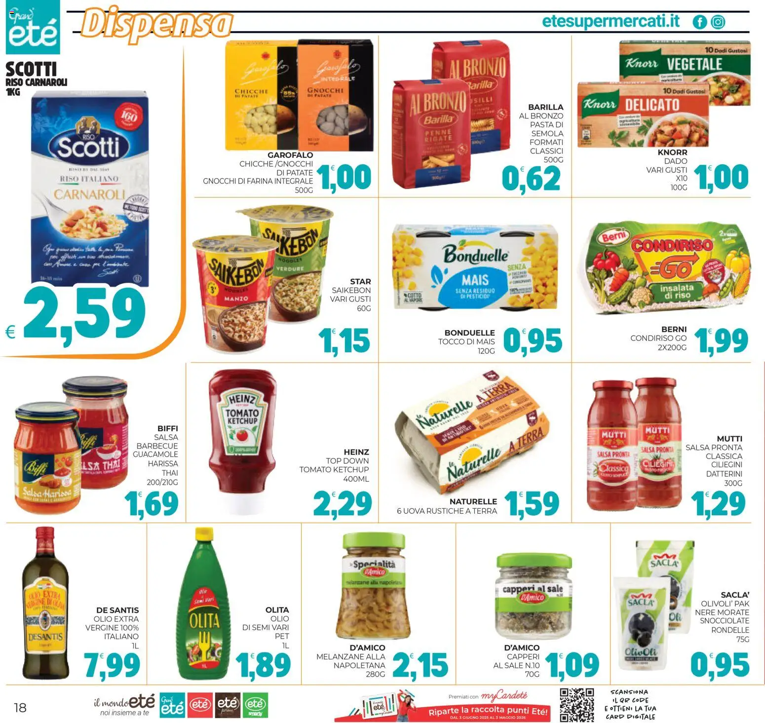 Volantino Eté del 18.02.2026 | Pagina: 18 | Prodotti: Tè, Manzo, Barbecue, Mutti