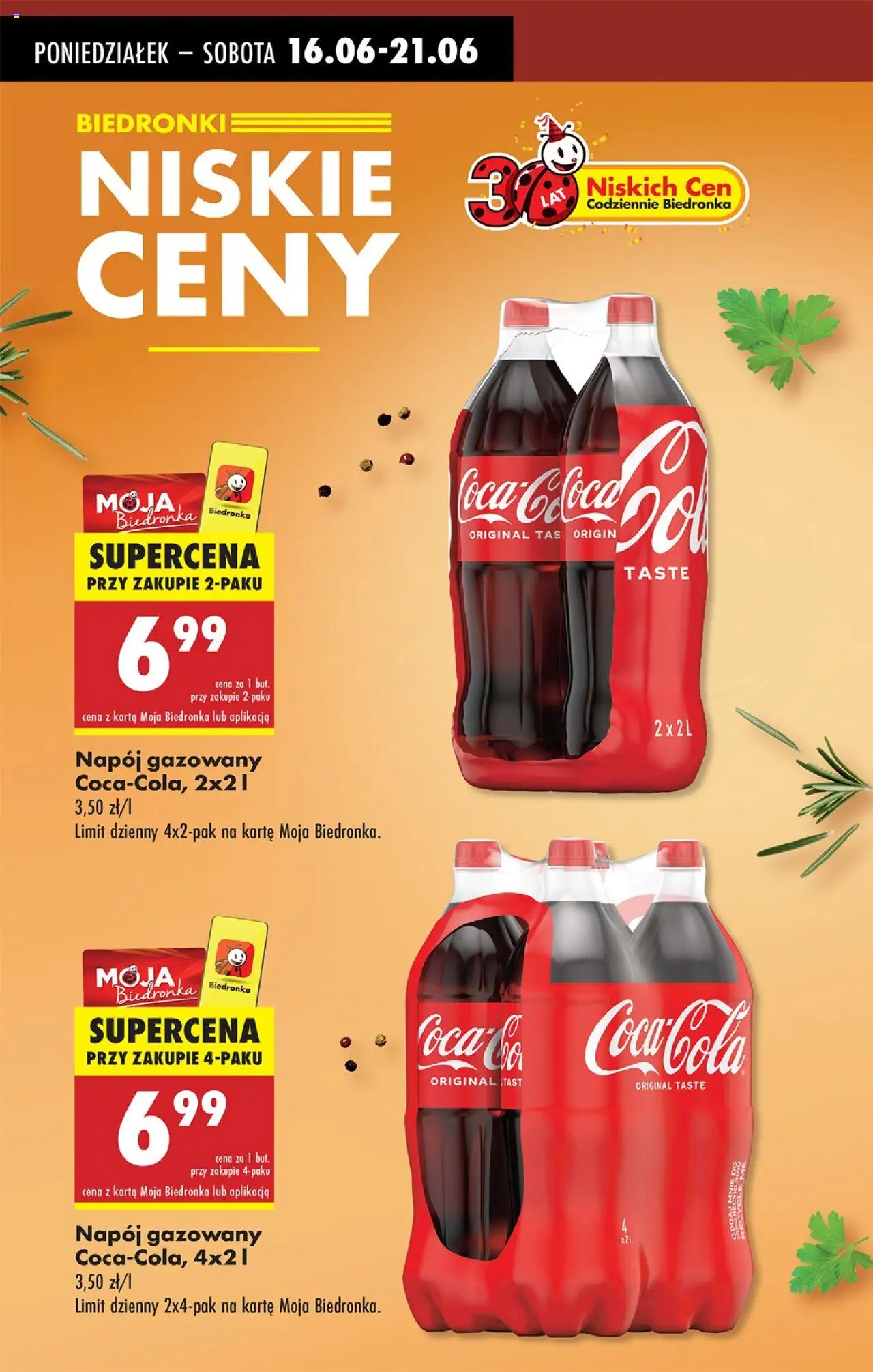 Biedronka gazetka od 16.06.2025 | Strona: 9 | Produkty: Karta, Coca cola