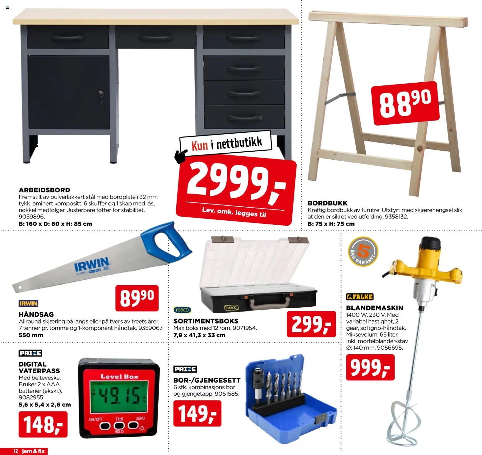 {H1} | Side: 12 | Produkter: Сантехнічне кріплення, Суміш дитяча