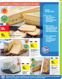 Carrefour Market - Prévisualisation de Carrefour Market Le mois vip 70% d'économies valide à partir de 24.02.2026 | Page: 29 | Produits: Beaufort, Lait
