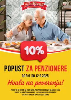 Matijevic popust za penzionere - pregled Matijevic kataloga - važi od 09.09.2025