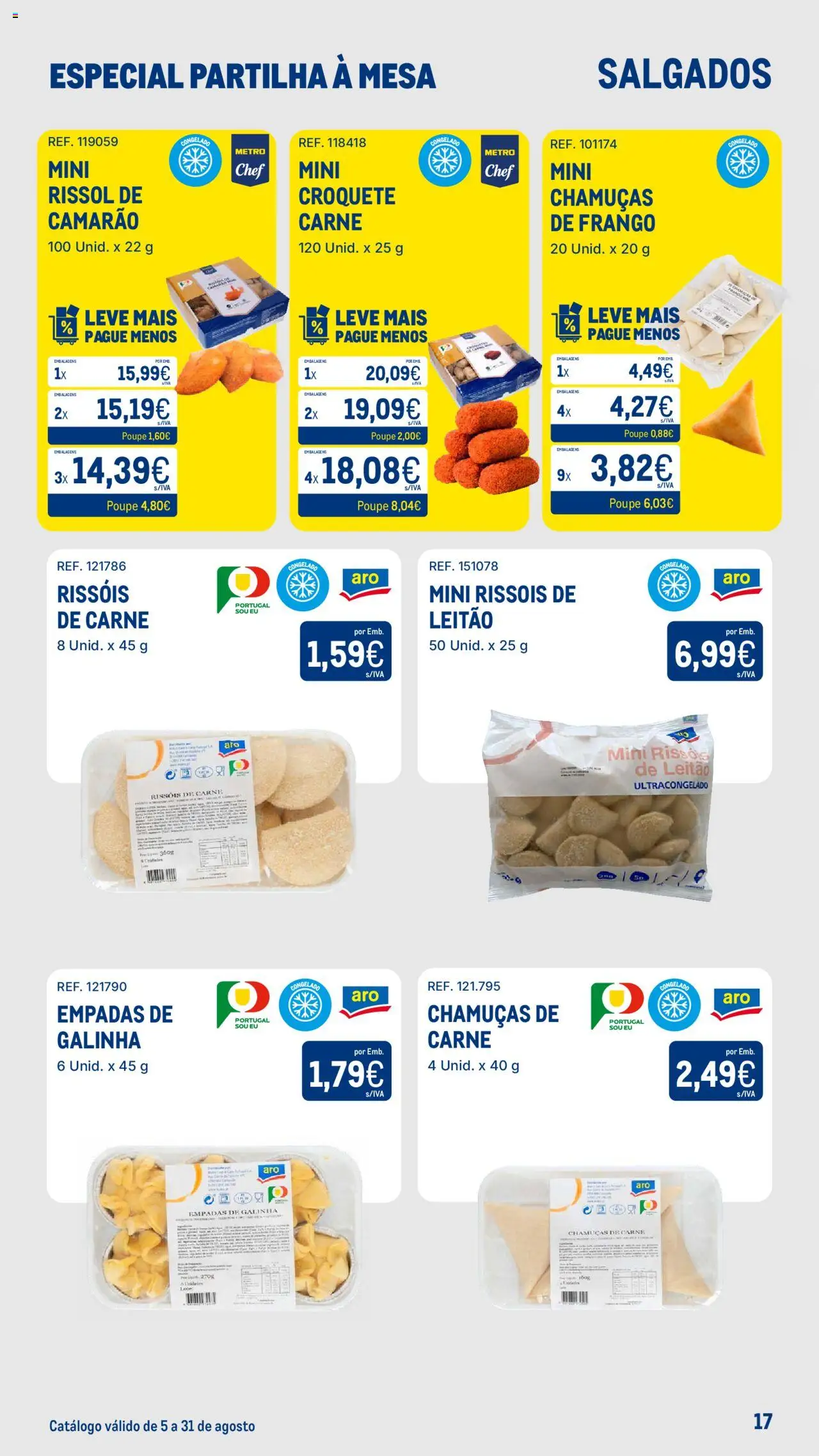 Makro - Especial Partilha à Mesa │ válido de 05.08.2025 | Página: 17 | Produtos: Frango, Mesa, Carne de frango, Carne
