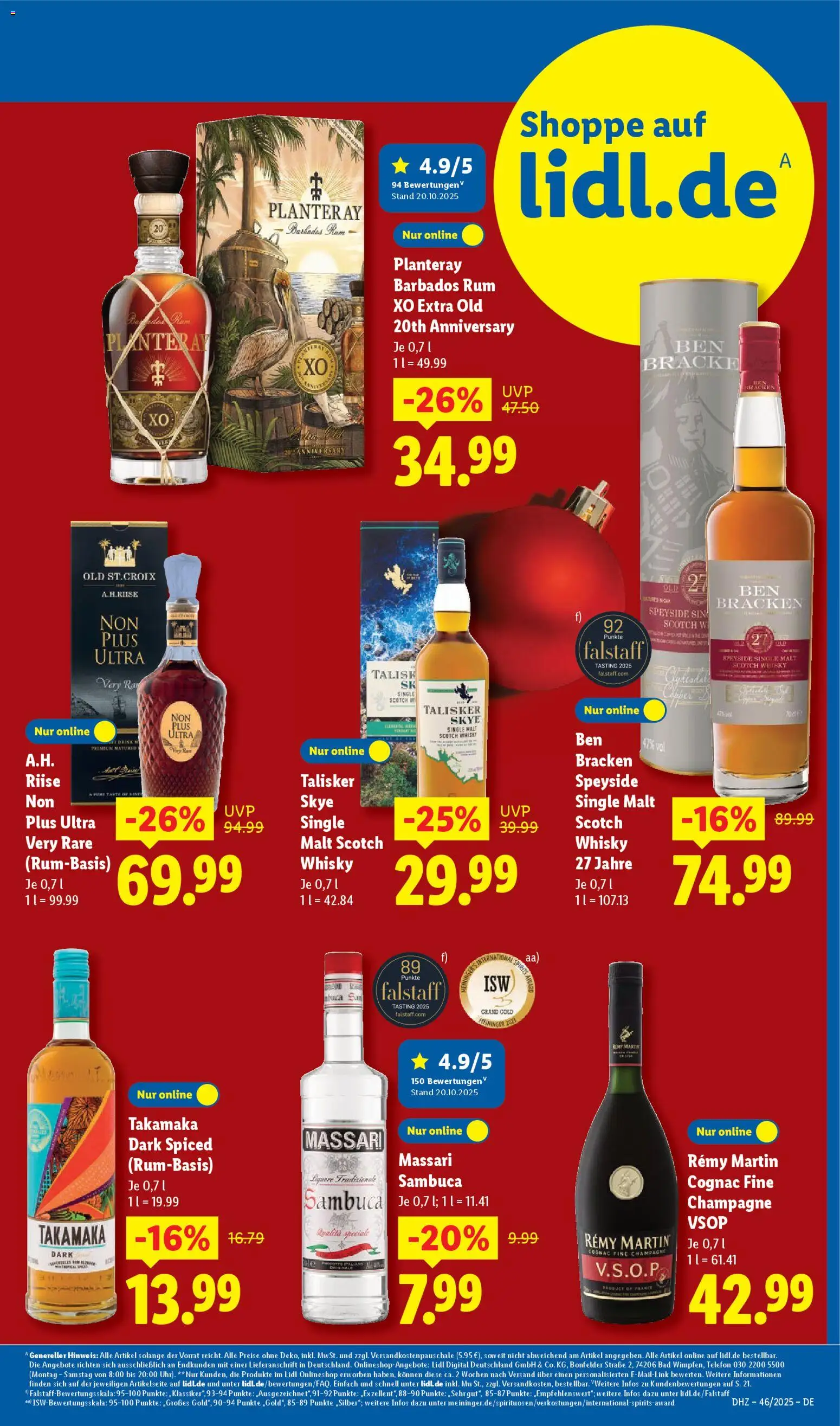 Lidl Prospekt Gundelsheim – gültig ab 10.11.2025 | Seite: 33 | Produkte: Whisky, Rum, Bad, Telefon