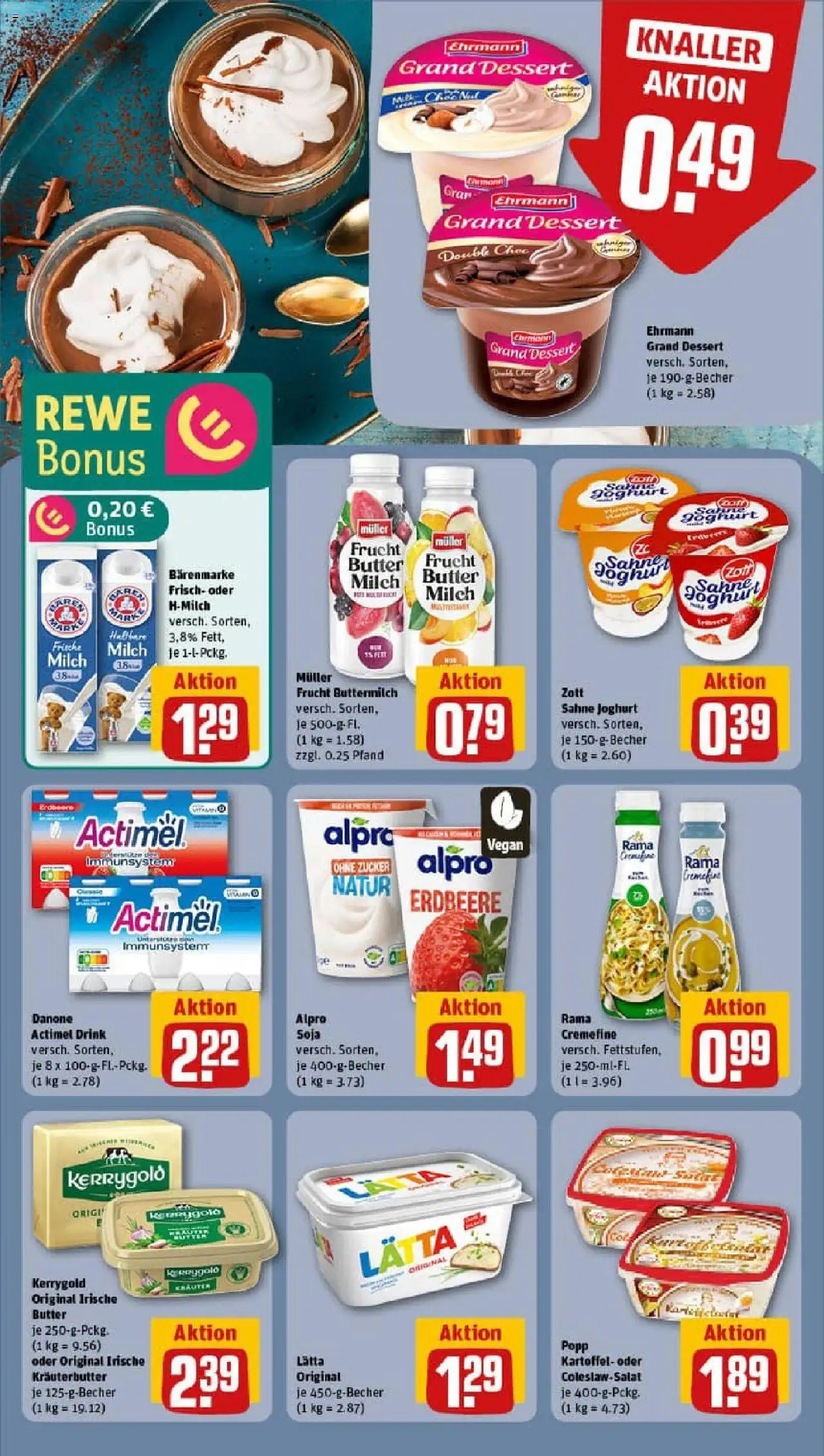 Rewe prospekt Worms	 - gültig ab dem 13.07.2025 | Seite: 11 | Produkte: Actimel, Rama, Joghurt, Alpro