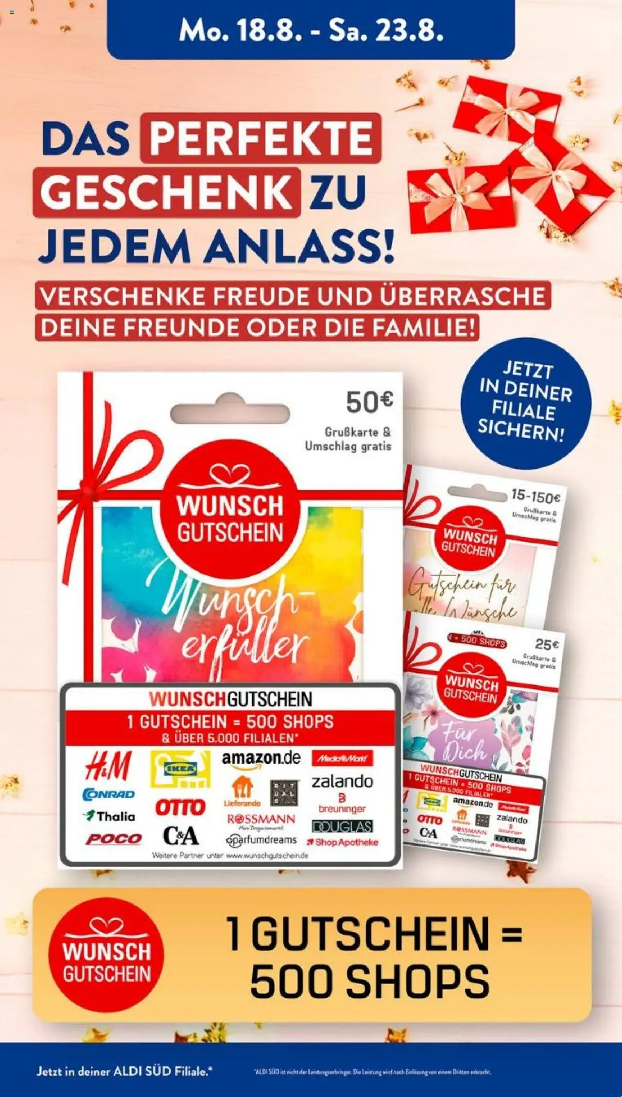 Aldi Süd Prospekt 	 - gültig ab dem 18.08.2025 | Seite: 29