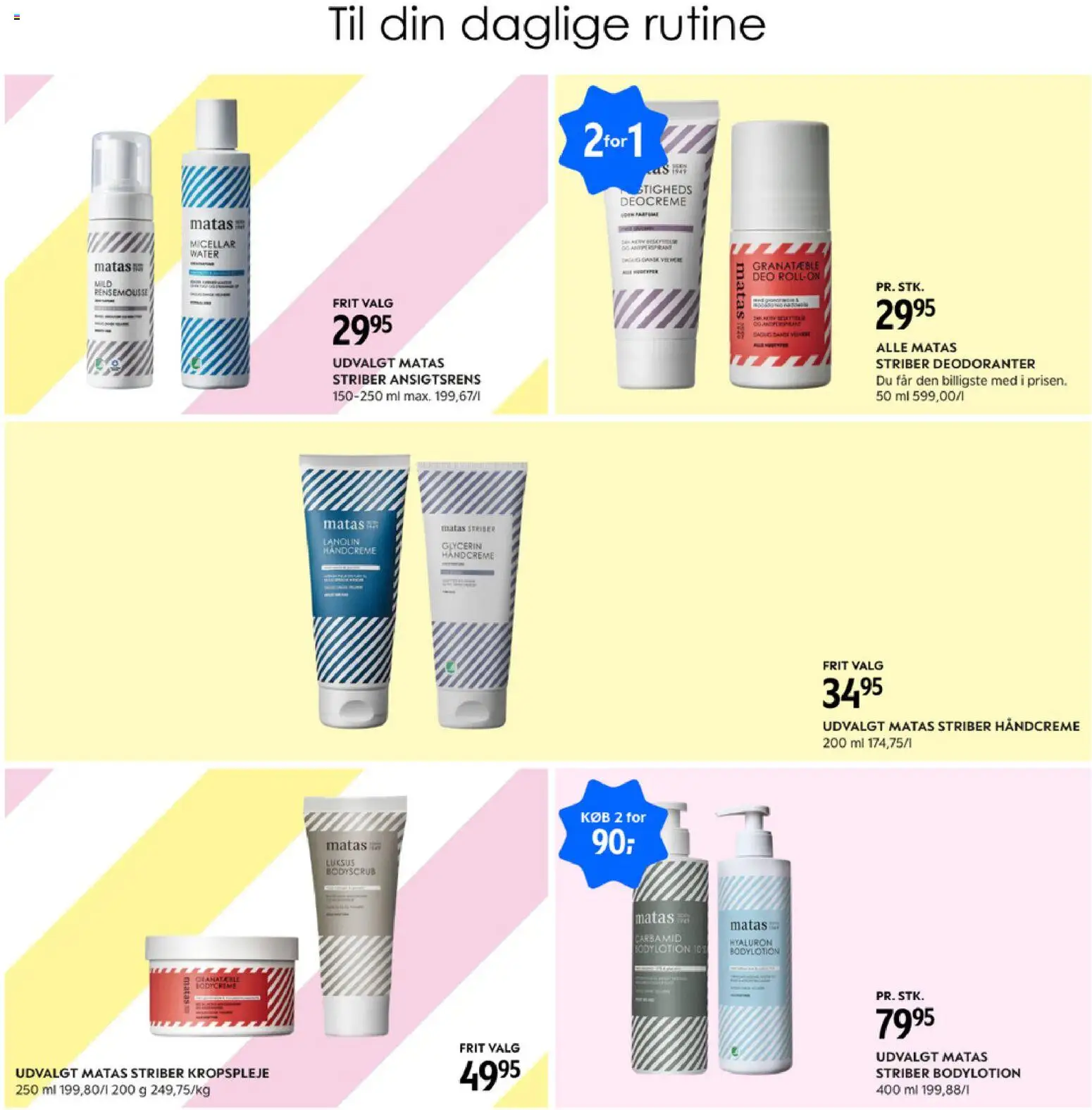 Matas tilbudsavis – gyldig fra 25.12.2025 | Side: 4 | Produkter: Parfume, Håndcreme, Deodorant