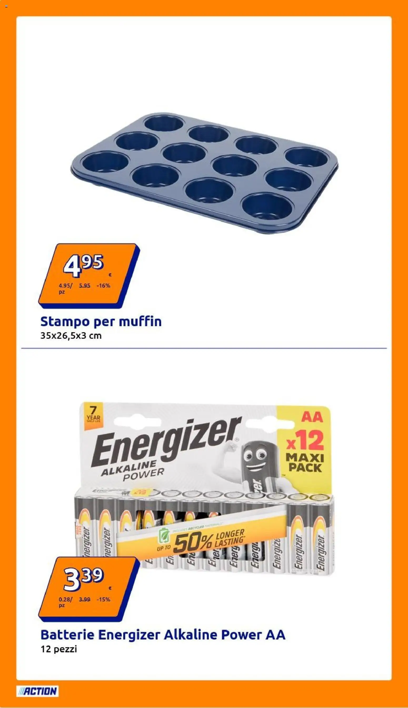 Volantino Action del 22.10.2025 | Pagina: 12 | Prodotti: Muffin, Batterie