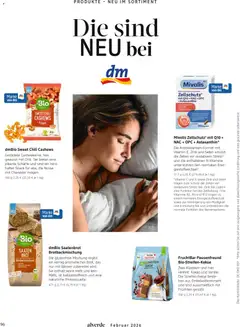 dm drogerie Prospekt 	 ab 01.02.2026 gültig | Seite: 96 | Produkte: Wasser, Chili, Brot, Nüsse