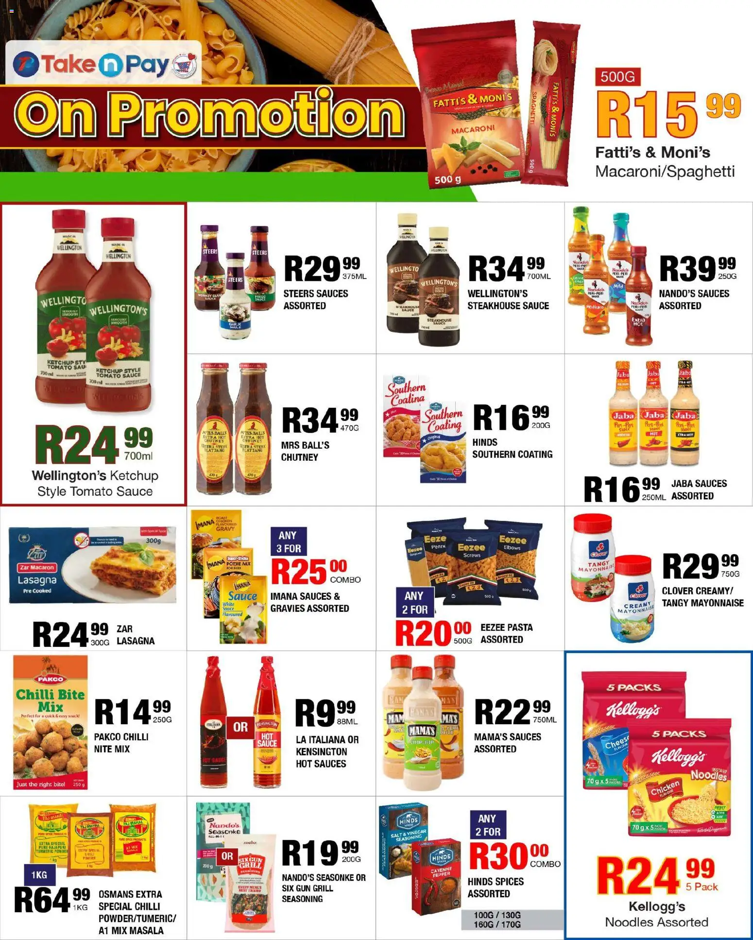New Take n Pay catalogue – valid from 17.11.2025 | Page: 3 | Products: Chutney, Press, Powder, Salt