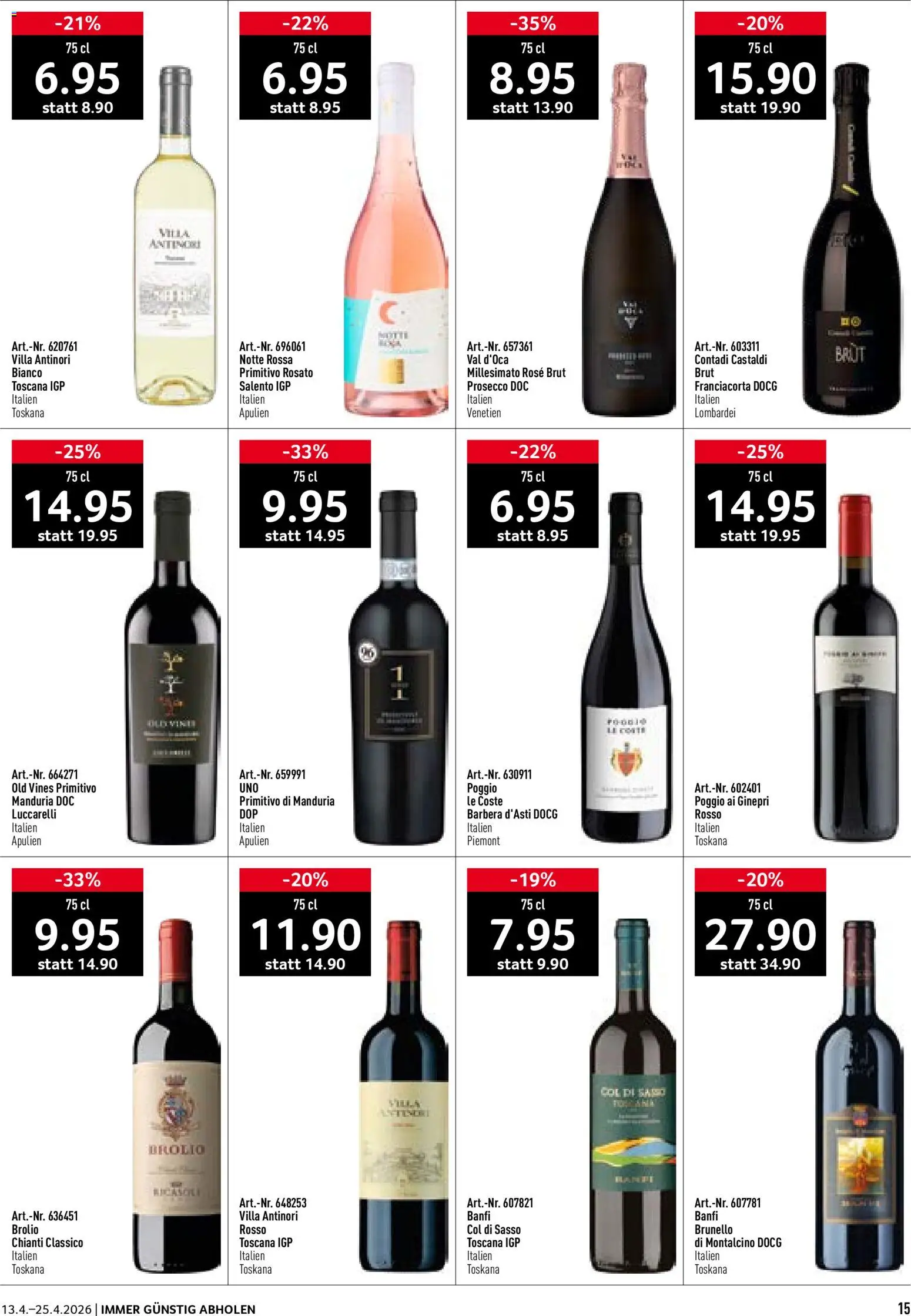 Prodega aktionen Italien – gültig ab 13.04.2026 | Seite: 15